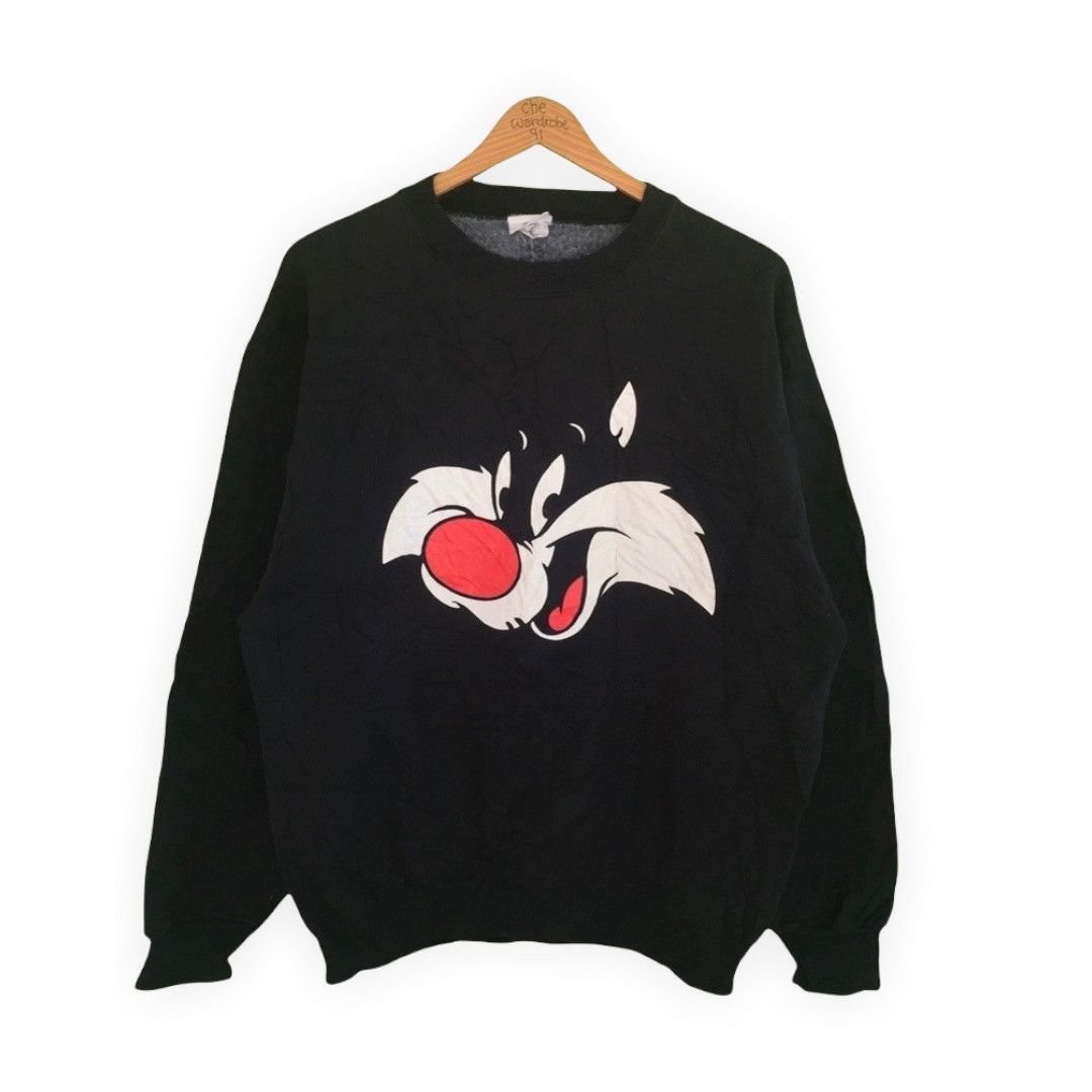 Acme Clothing × Vintage Vintage 1991 Sylvester Big Print Crewneck Size US M / EU 48-50 / 2 - 1 Thumbnail