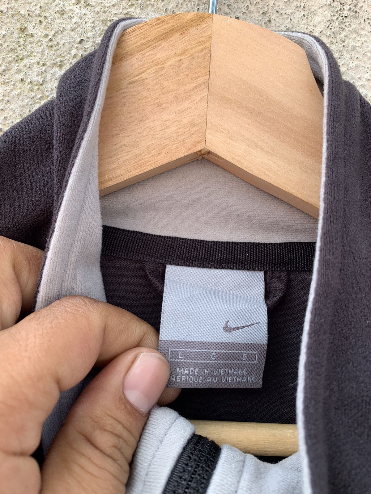 Nike × Vintage Nike Classic Sidetape Tracktop Small Logo Swoosh Size US L / EU 52-54 / 3 - 4 Thumbnail