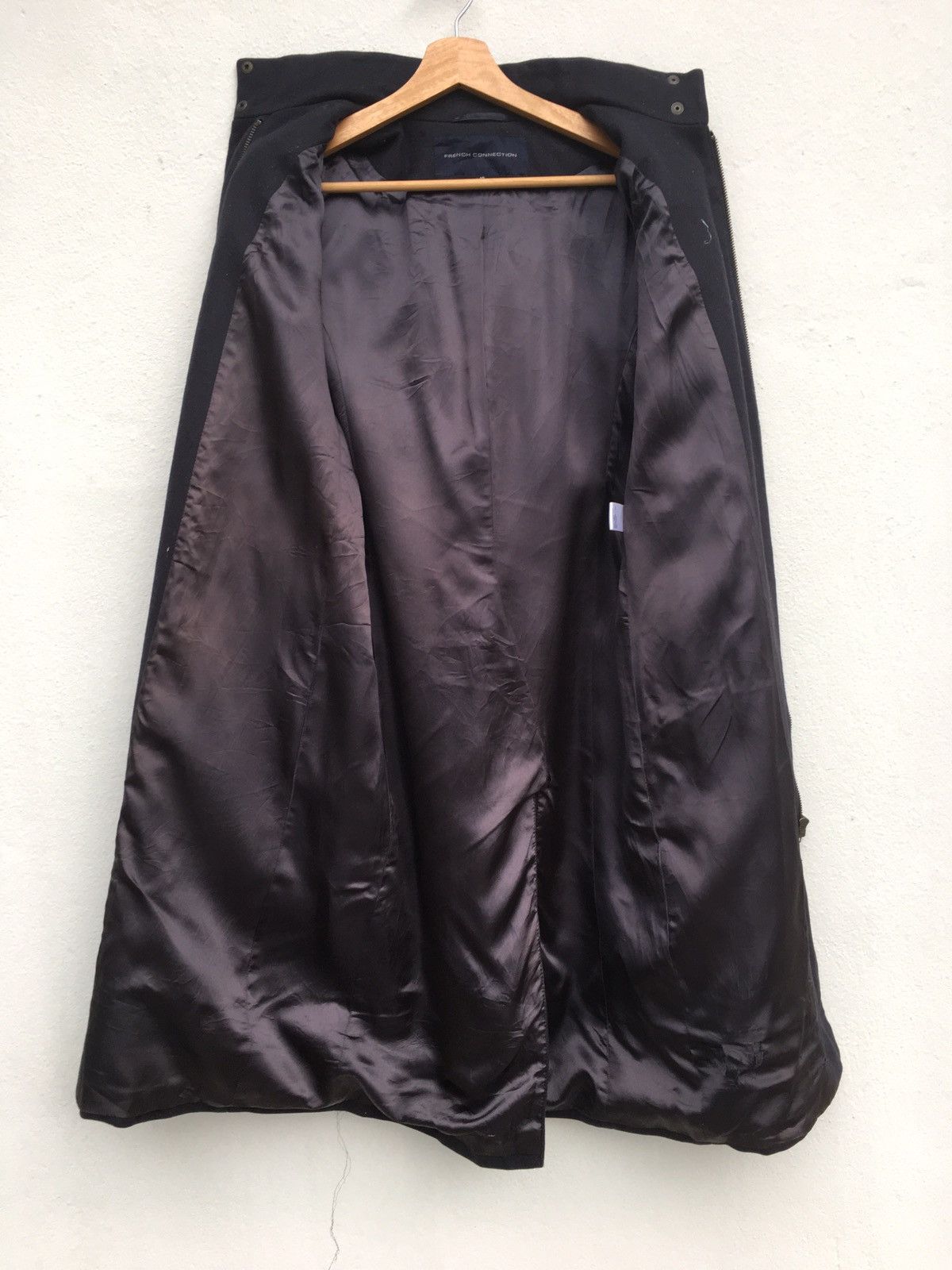 FCUK × French Connection French Connection Wool Long Coat Size US XS / EU 42 / 0 - 7 Thumbnail