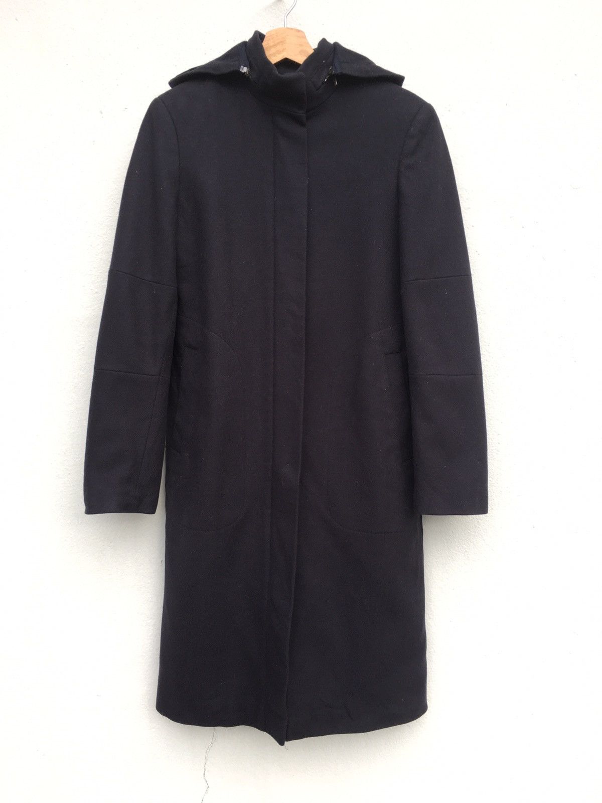 FCUK × French Connection French Connection Wool Long Coat Size US XS / EU 42 / 0 - 1 Thumbnail