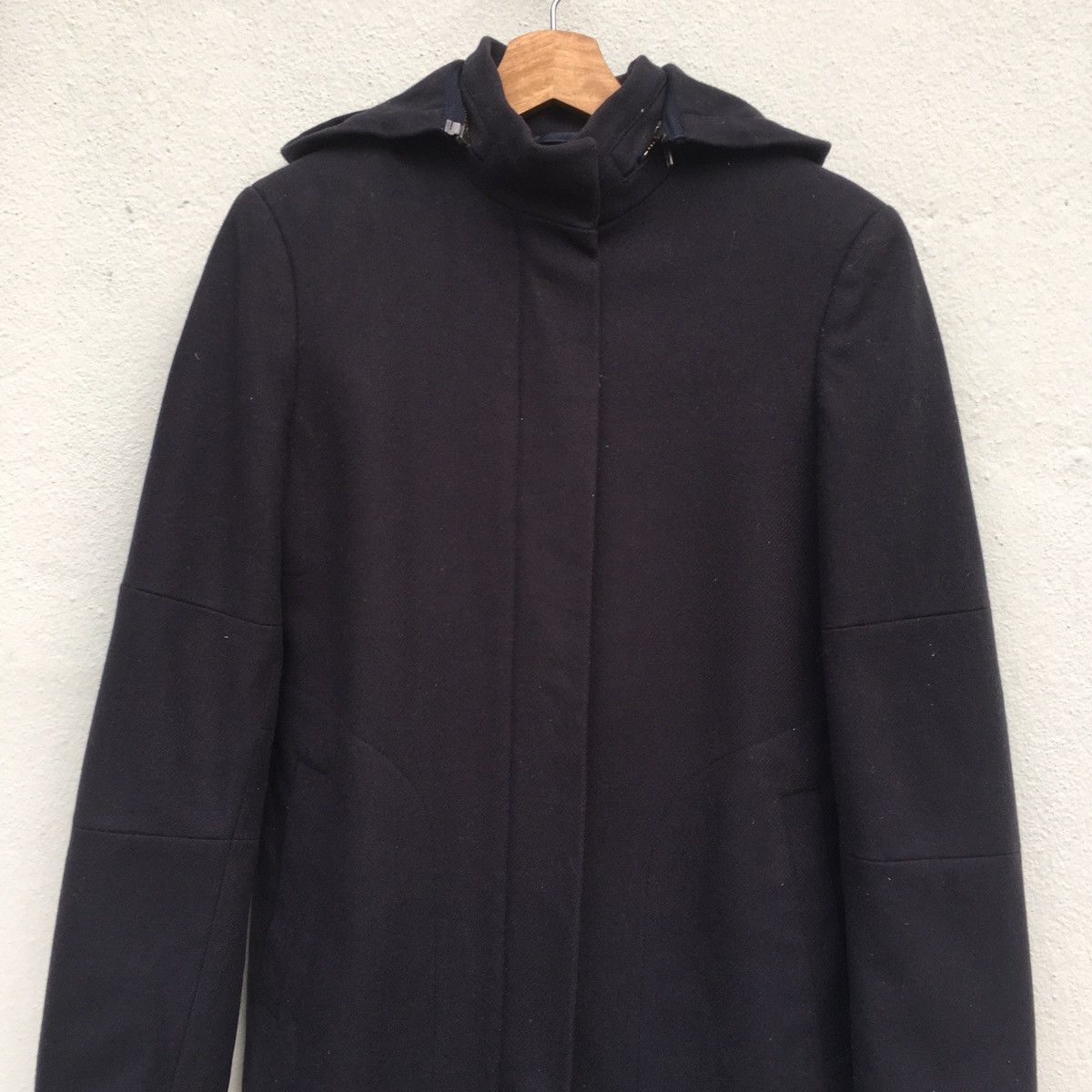 FCUK × French Connection French Connection Wool Long Coat Size US XS / EU 42 / 0 - 5 Thumbnail