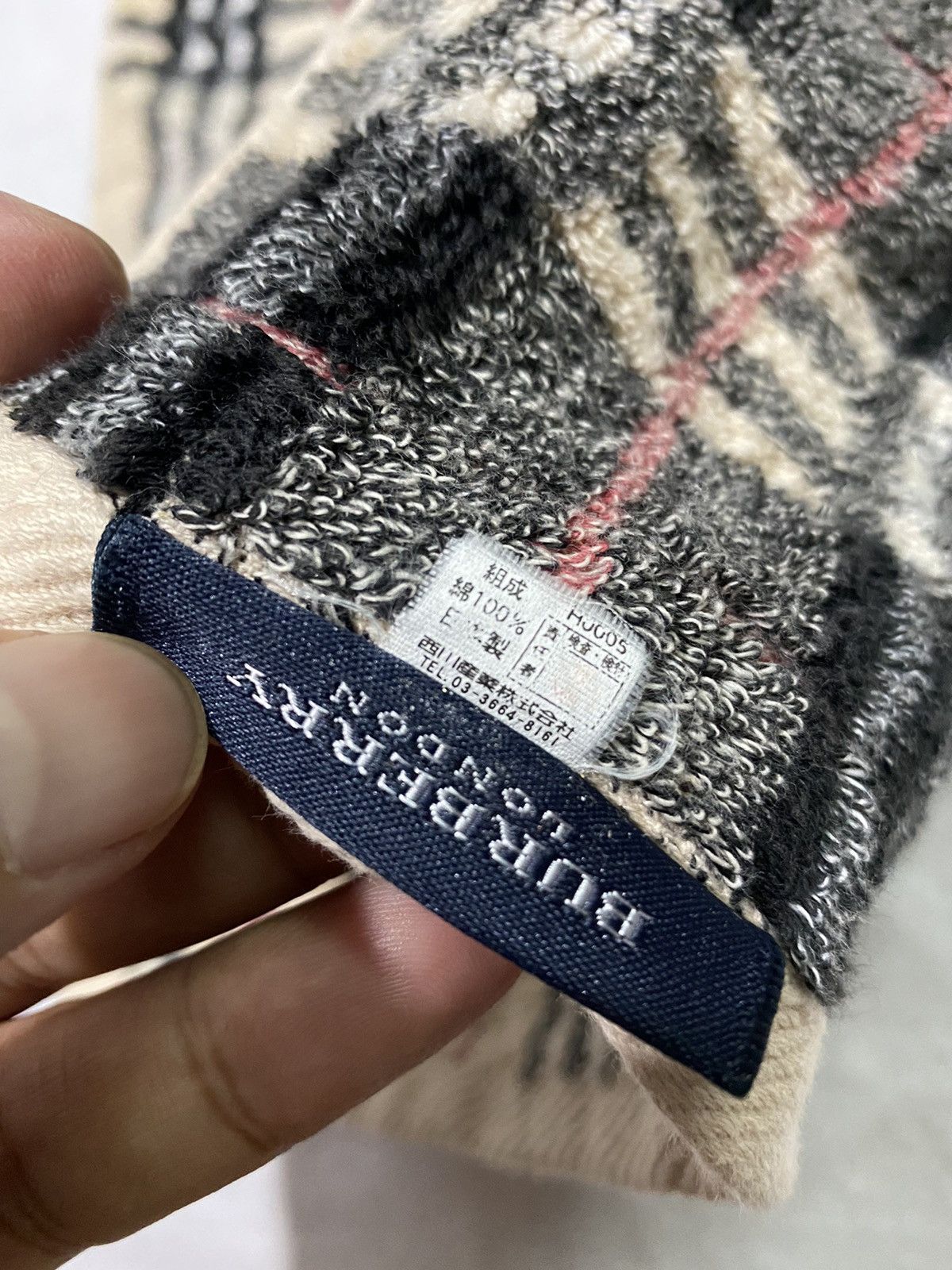 Burberry × Japanese Brand × Vintage Steals‼️Vintage Burberry Nova chek Mini Towel Size ONE SIZE - 5 Thumbnail