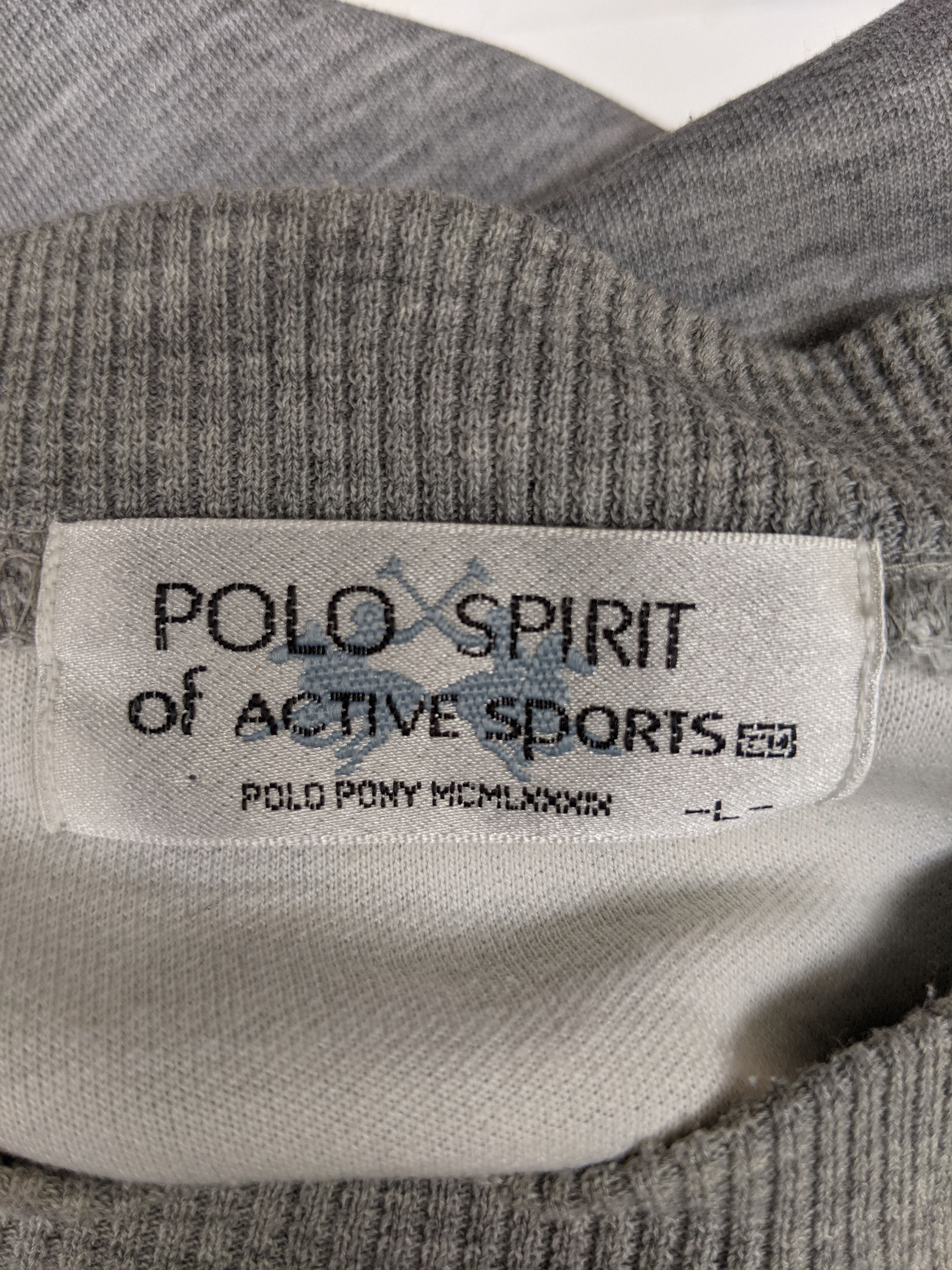 U.S. Polo Assn. × Vintage Vintage Polo Spirit Sweatshirt/Size L Size US L / EU 52-54 / 3 - 6 Thumbnail