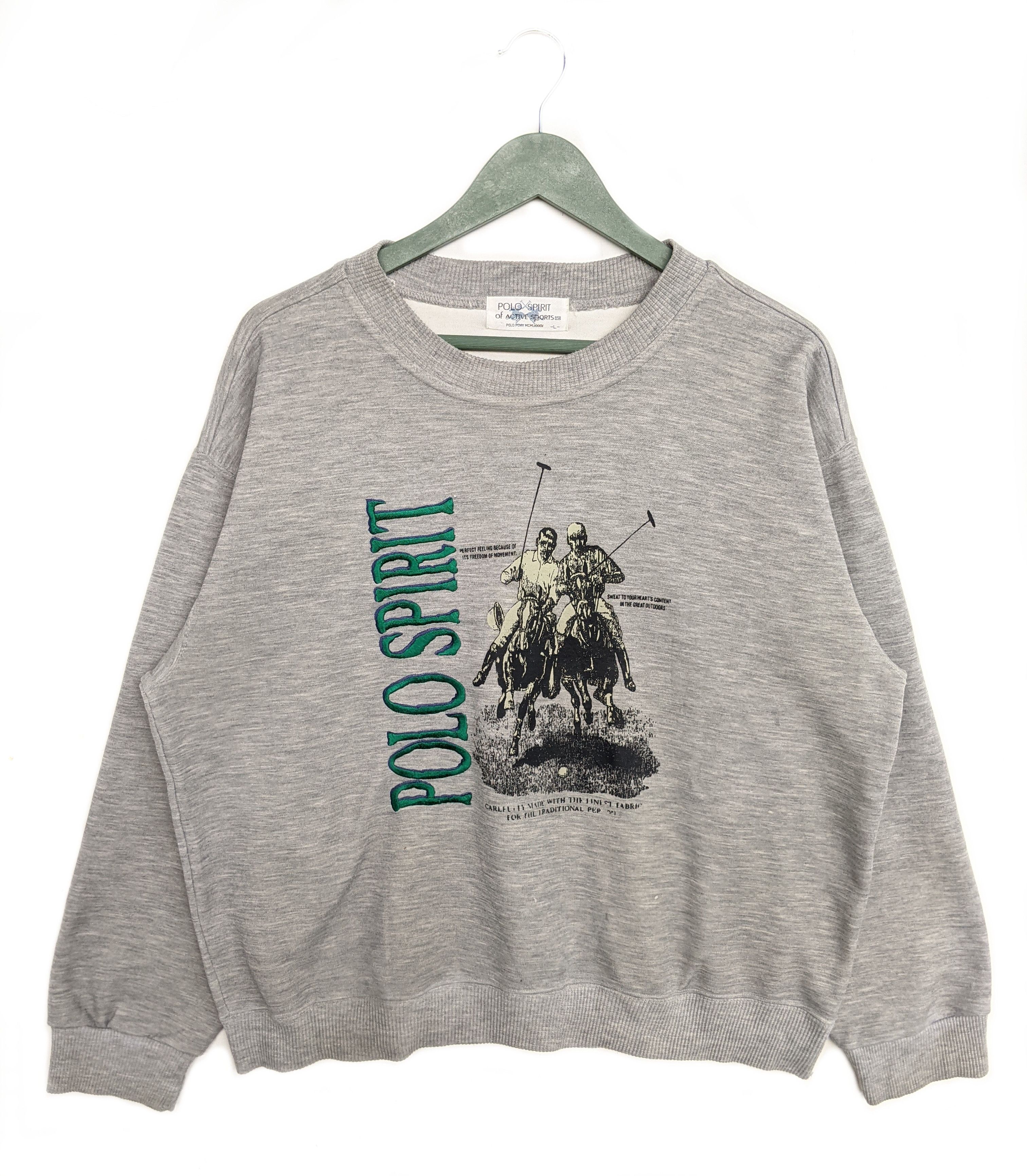 U.S. Polo Assn. × Vintage Vintage Polo Spirit Sweatshirt/Size L Size US L / EU 52-54 / 3 - 1 Thumbnail