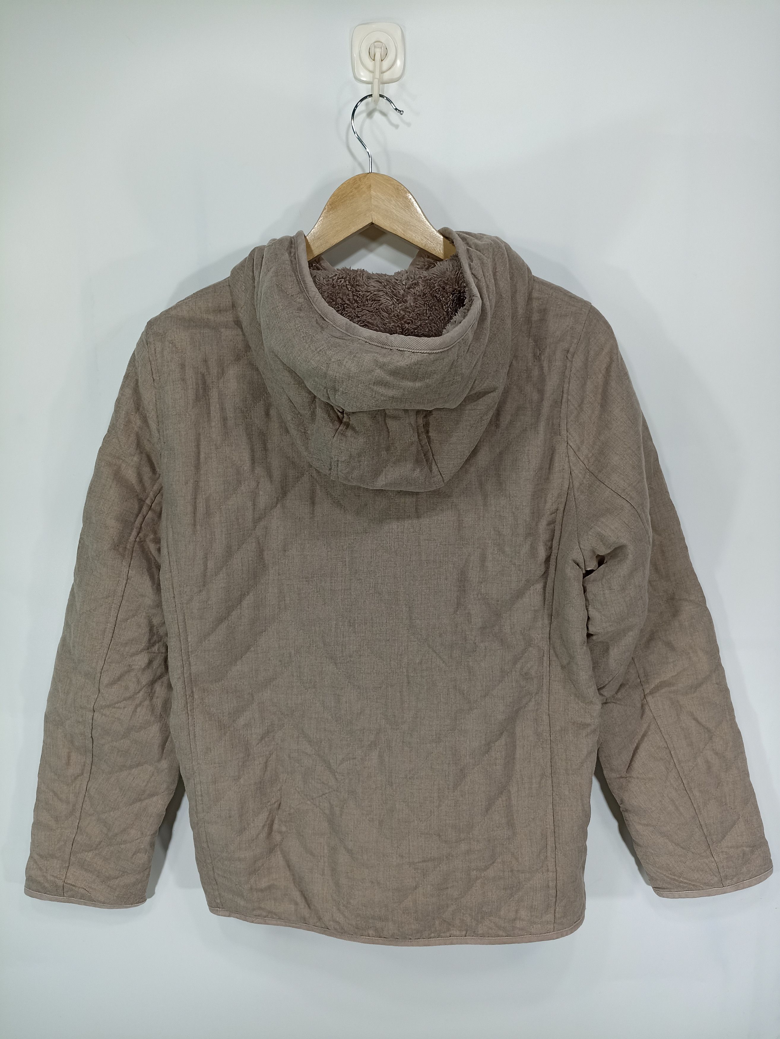 Japanese Brand × Uniqlo × Vintage Uniglo quilted Snap button hoody Size US S / EU 44-46 / 1 - 4 Thumbnail