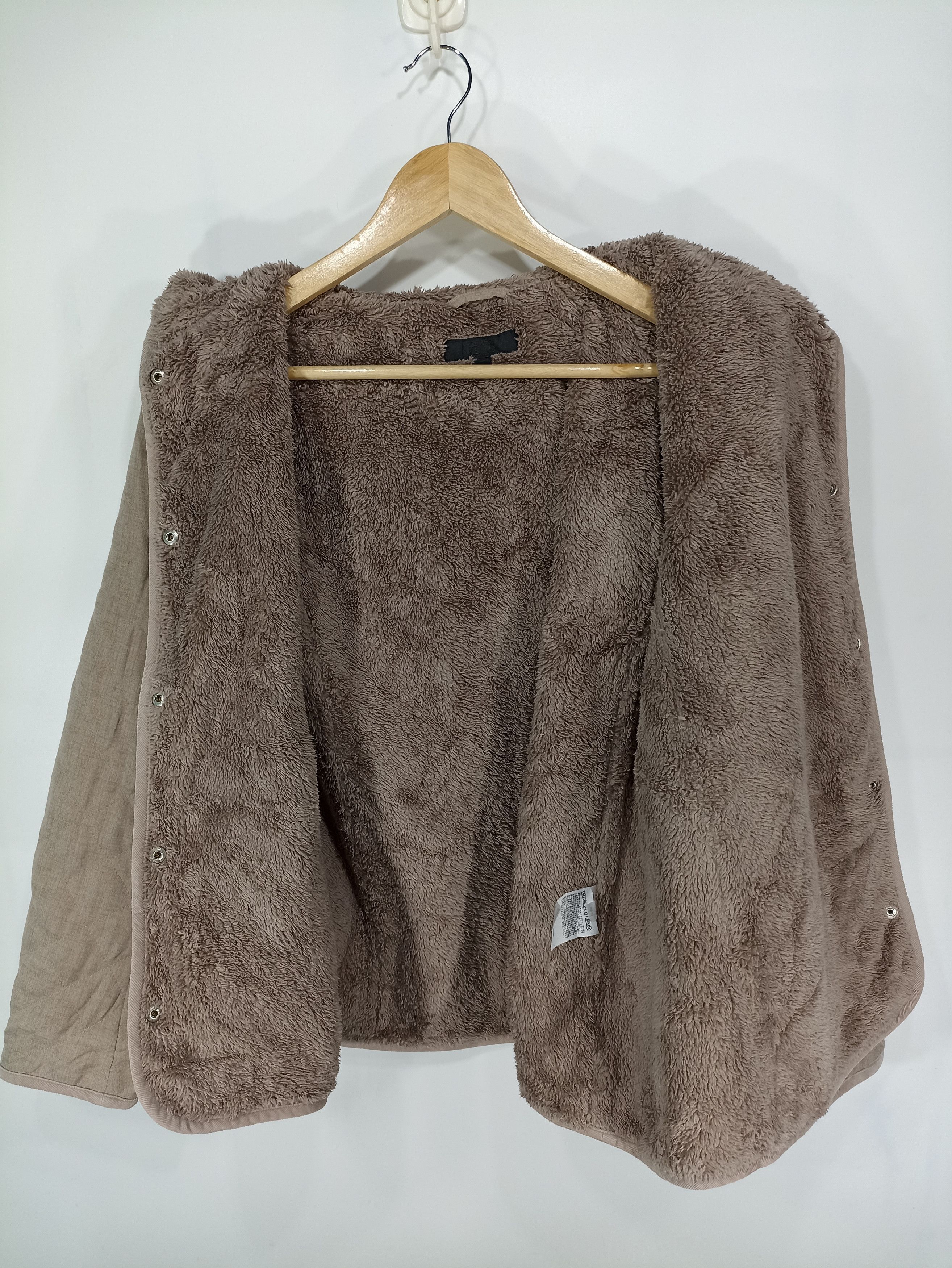 Japanese Brand × Uniqlo × Vintage Uniglo quilted Snap button hoody Size US S / EU 44-46 / 1 - 6 Thumbnail