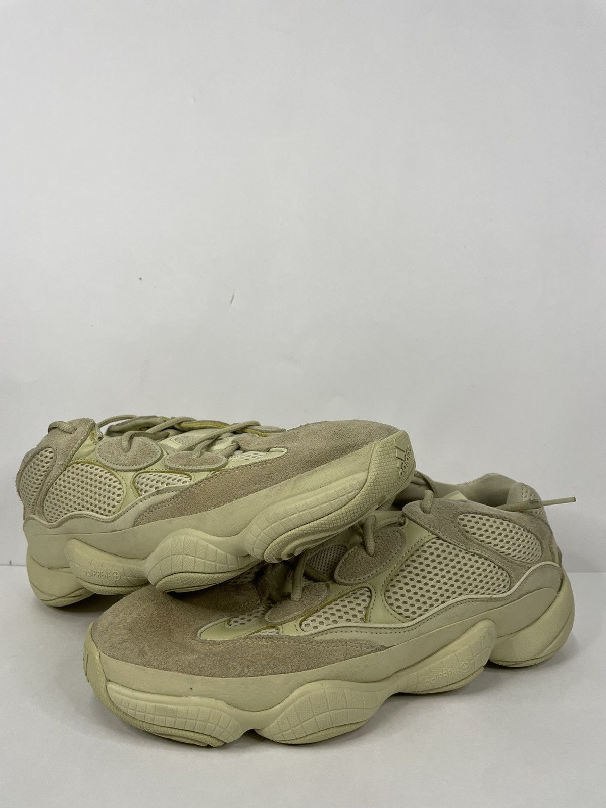 image of Adidas Yeezy 500 Super Moon Yellow Shoes, Men's (Size 12)