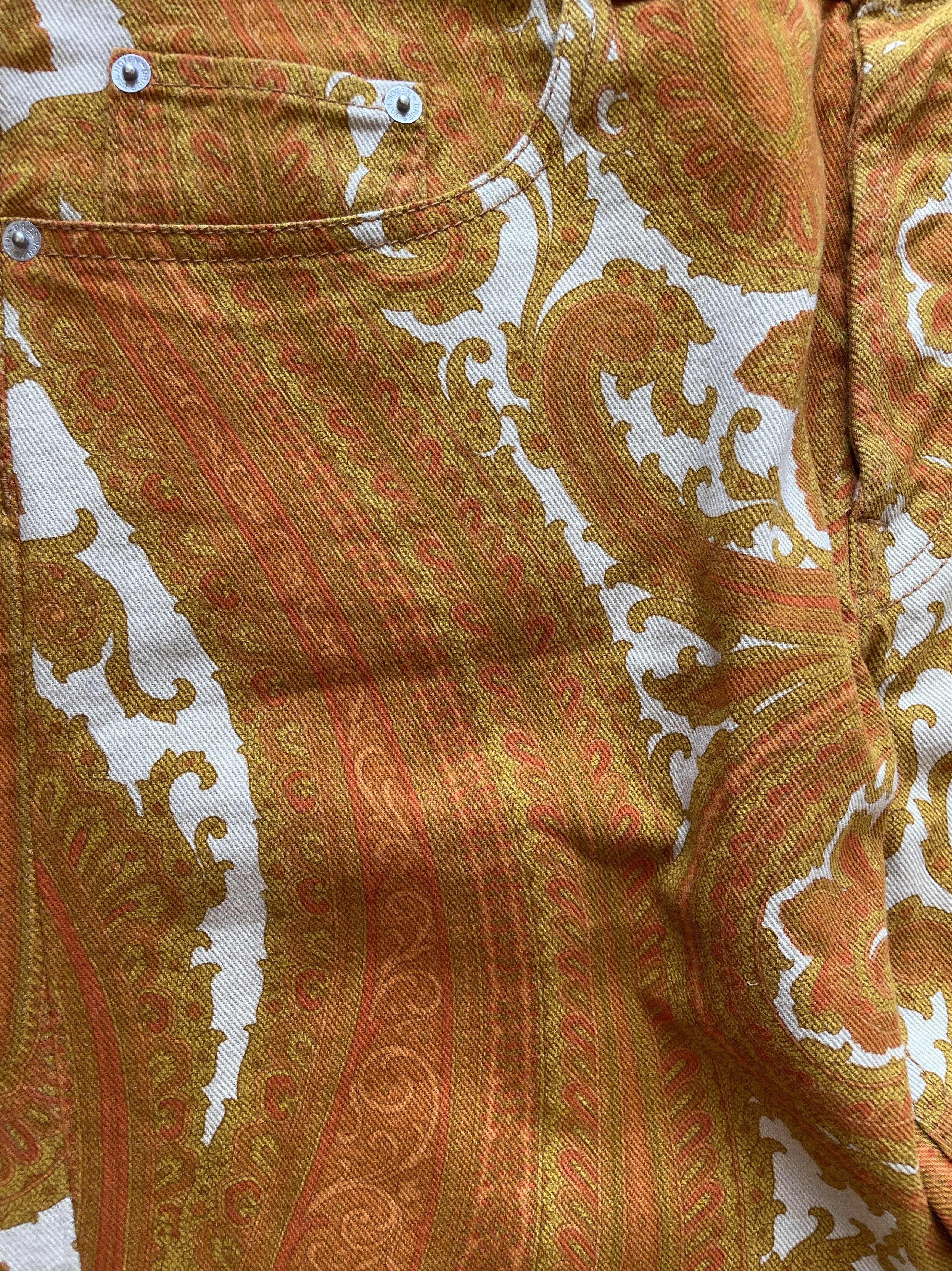 Dries Van Noten S/S 13 Paisley Print Jeans Size US 33 - 7 Thumbnail