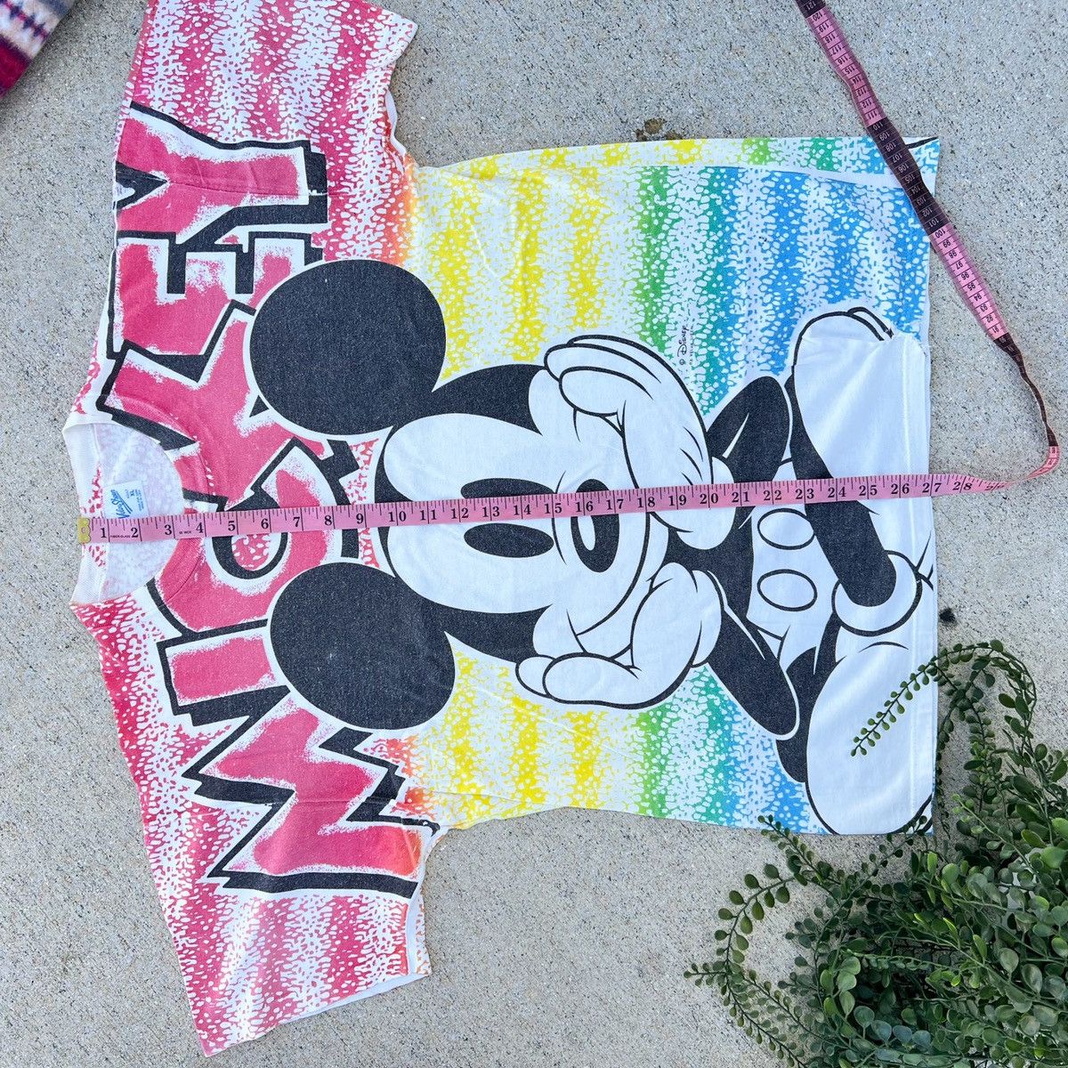 Disney × Vintage Vintage RARE 90s Mickey Mouse Disney All Over Print Tee Size US L / EU 52-54 / 3 - 9 Thumbnail