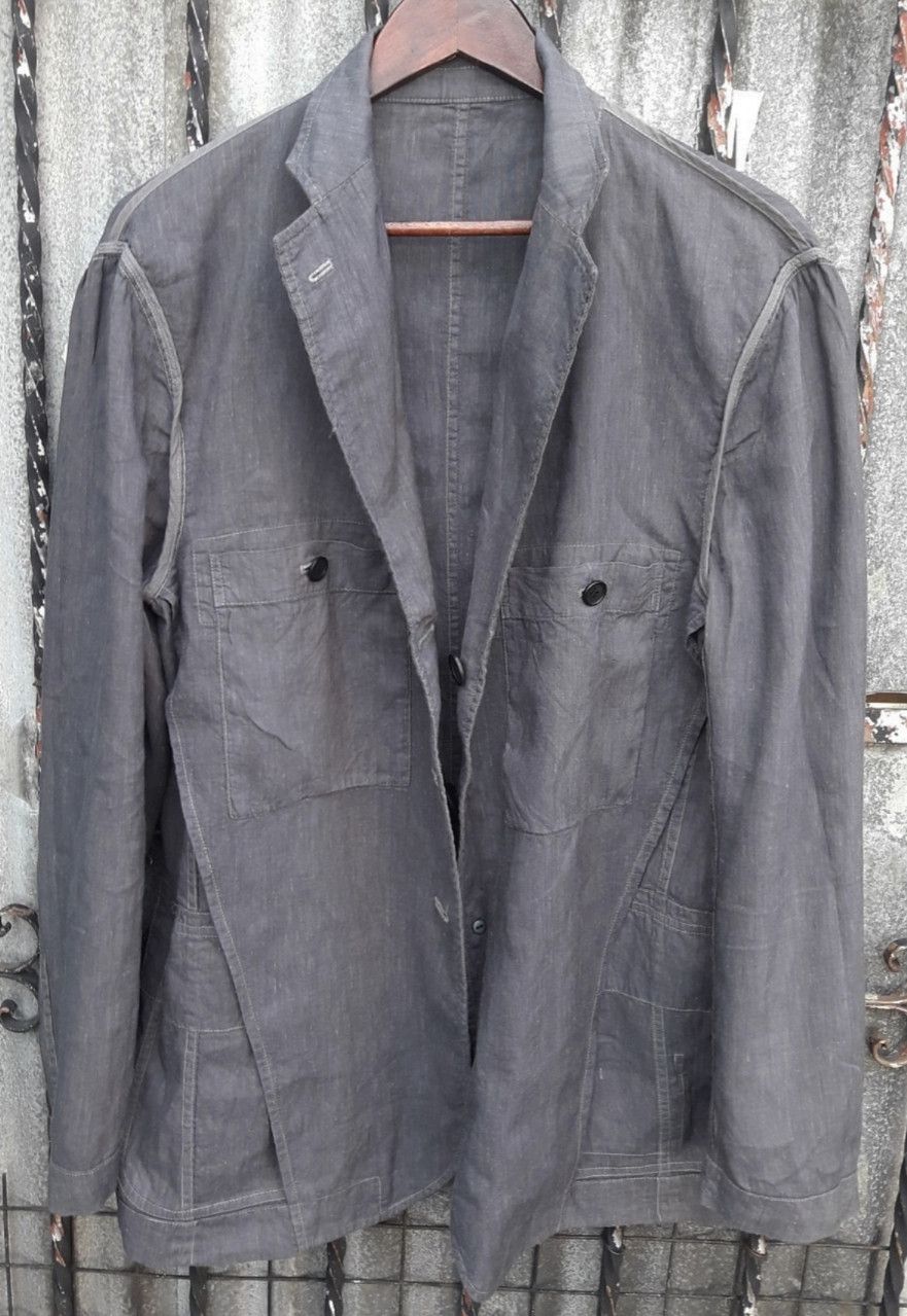 Issey Miyake Issey Miyake classic 3 buttons blazer in cotton Size US M / EU 48-50 / 2 - 1 Thumbnail