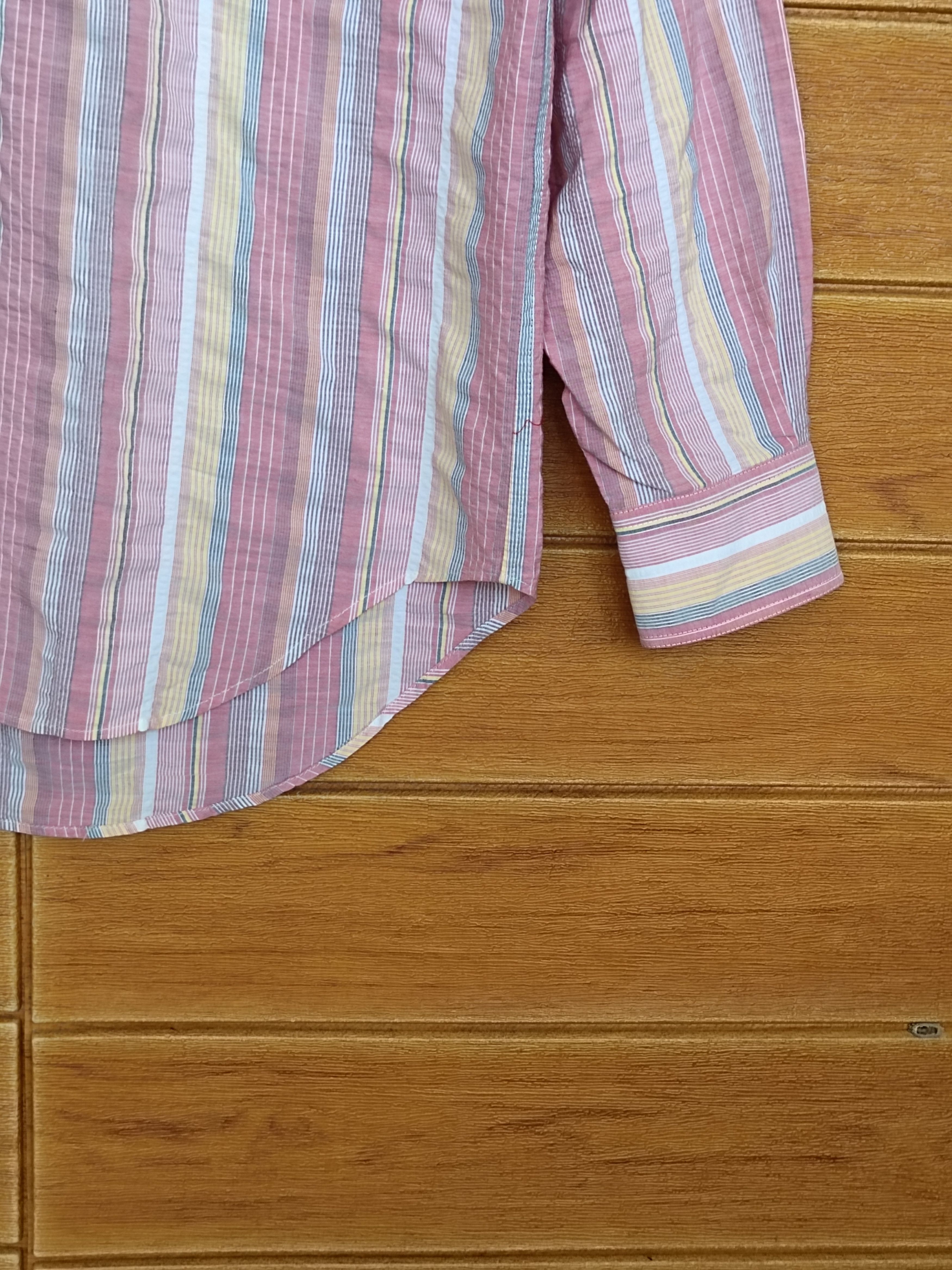 Roberta di Camerino ROBERTA DI CAMERINO Multicolor Striped Button Down Shirt Size US M / EU 48-50 / 2 - 5 Thumbnail