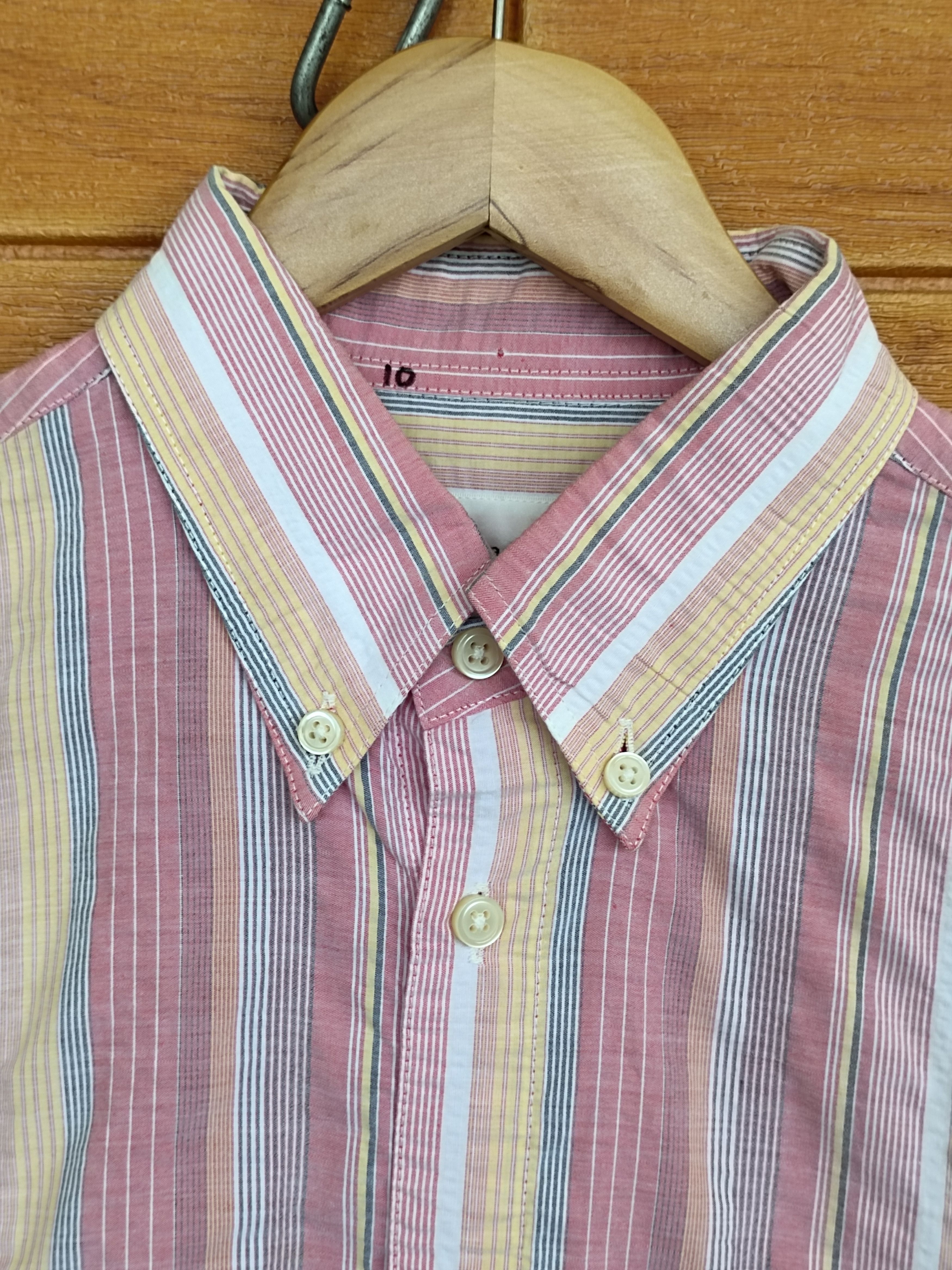 Roberta di Camerino ROBERTA DI CAMERINO Multicolor Striped Button Down Shirt Size US M / EU 48-50 / 2 - 2 Thumbnail