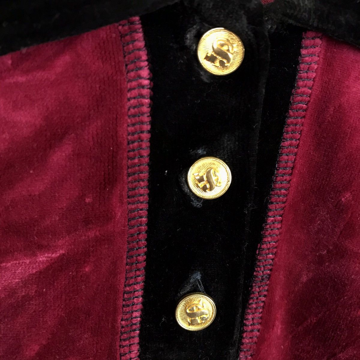 Sonia Rykiel Vintage Sonia Rykiel Velvet Collared Shirt Size US S / EU 44-46 / 1 - 4 Thumbnail
