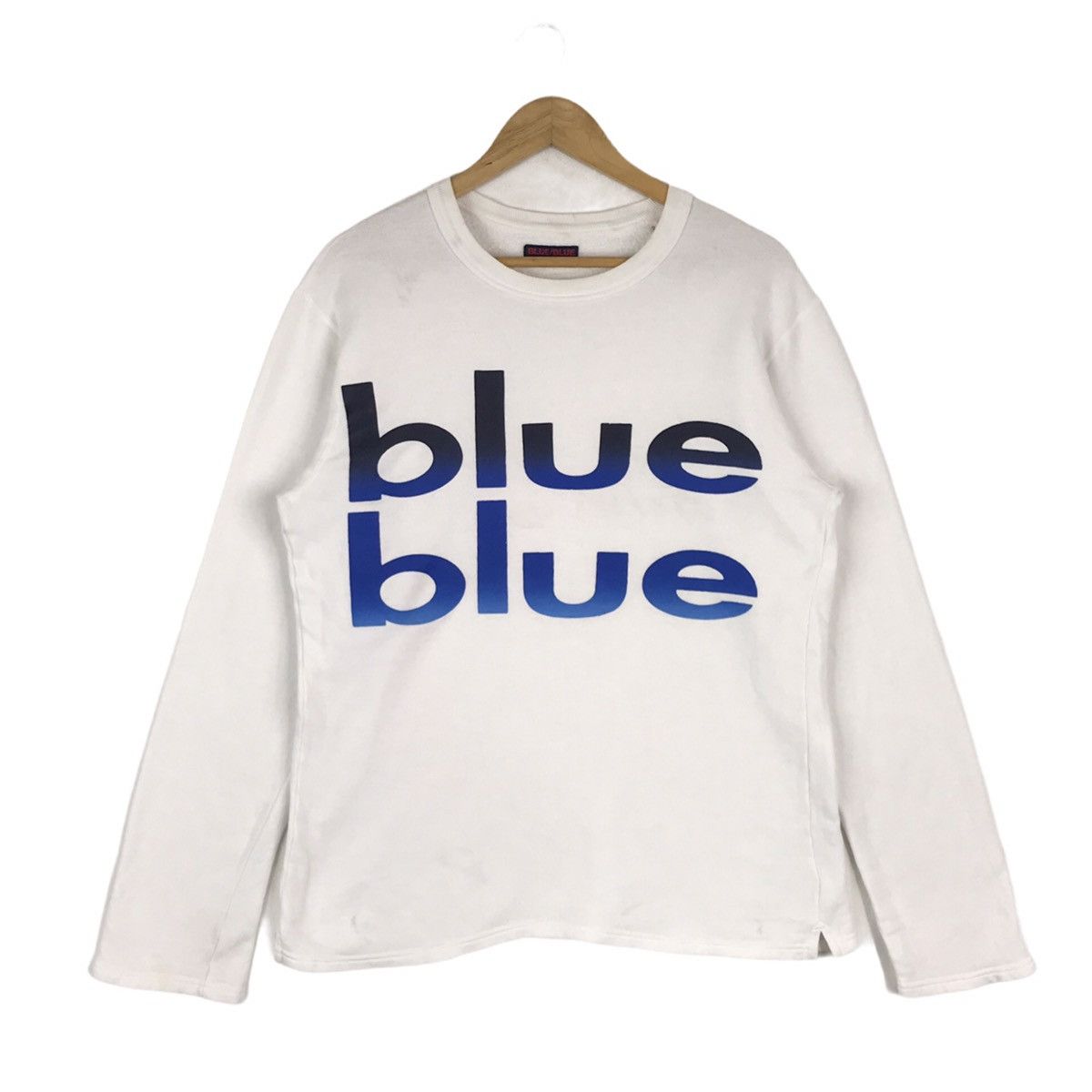 Blue Blue Japan × Japanese Brand Japanese Brand Blue Blue Japan Crew Neck Long Sleeve Shirt Size US L / EU 52-54 / 3 - 1 Thumbnail