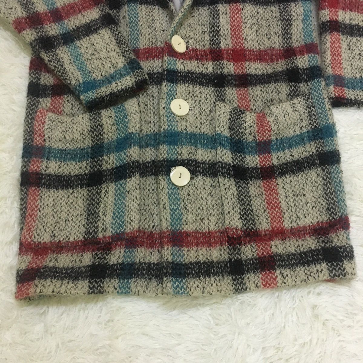 Andreluciano Andre Luciano Wool Knit Tartan Trench Size US M / EU 48-50 / 2 - 5 Thumbnail