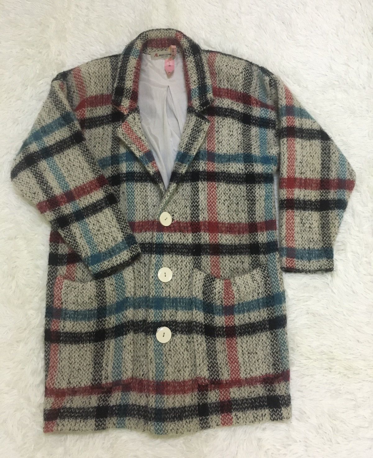 Andreluciano Andre Luciano Wool Knit Tartan Trench Size US M / EU 48-50 / 2 - 1 Thumbnail