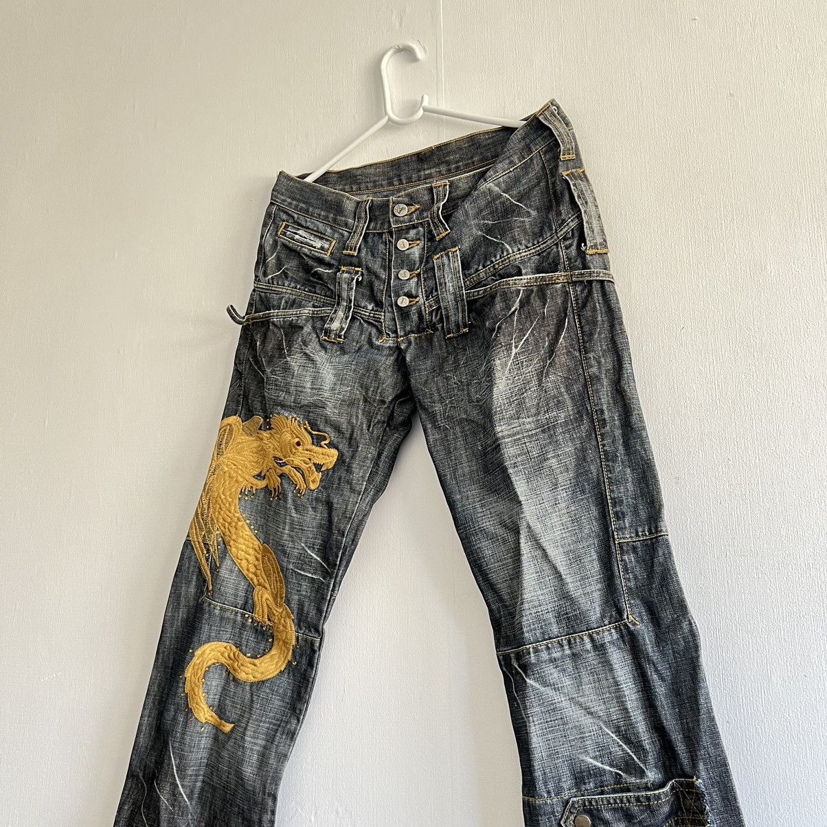 Japanese Brand × Vintage Vintage Japanese Brand Dragon Jeans Size US 30 / EU 46 - 7 Thumbnail