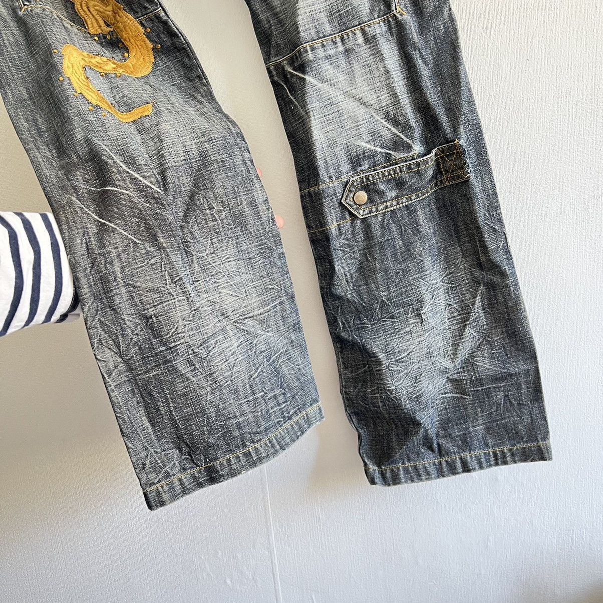 Japanese Brand × Vintage Vintage Japanese Brand Dragon Jeans Size US 30 / EU 46 - 10 Thumbnail