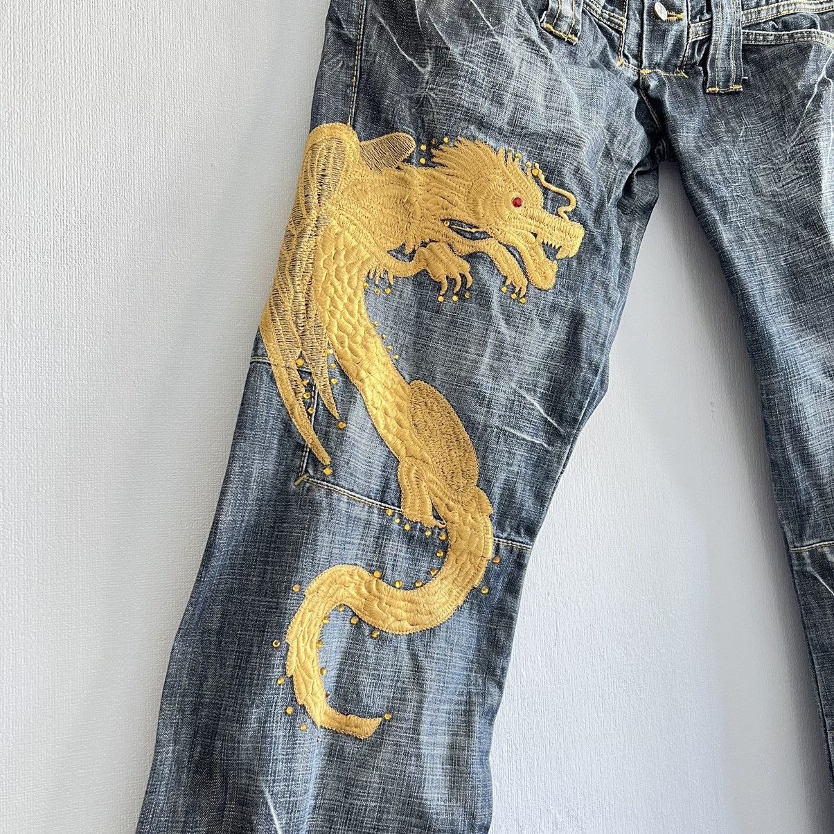 Japanese Brand × Vintage Vintage Japanese Brand Dragon Jeans Size US 30 / EU 46 - 9 Thumbnail