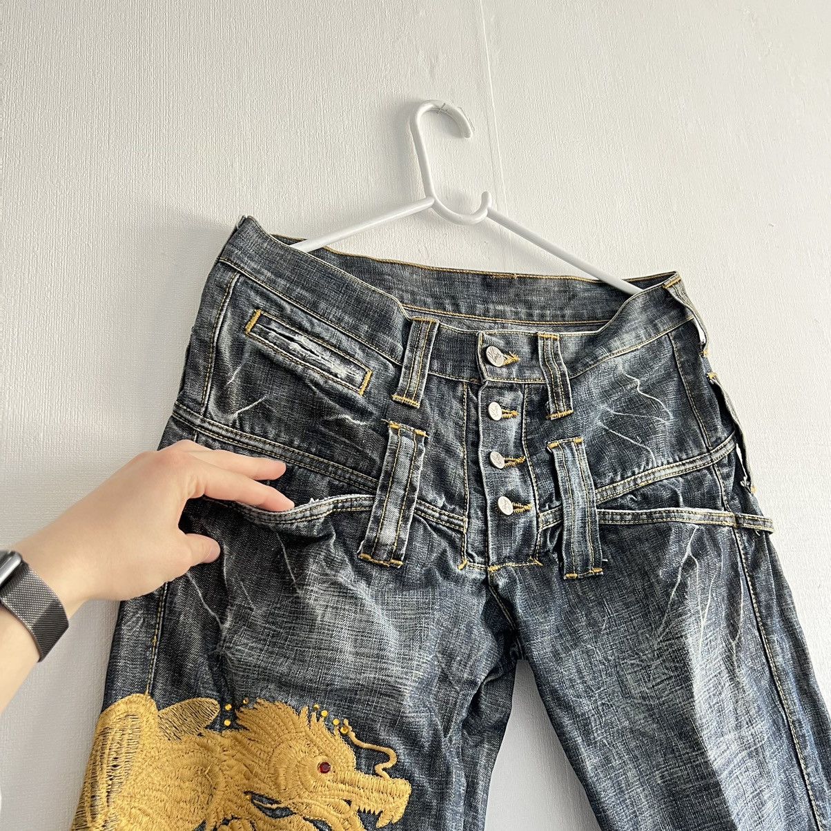 Japanese Brand × Vintage Vintage Japanese Brand Dragon Jeans Size US 30 / EU 46 - 11 Thumbnail