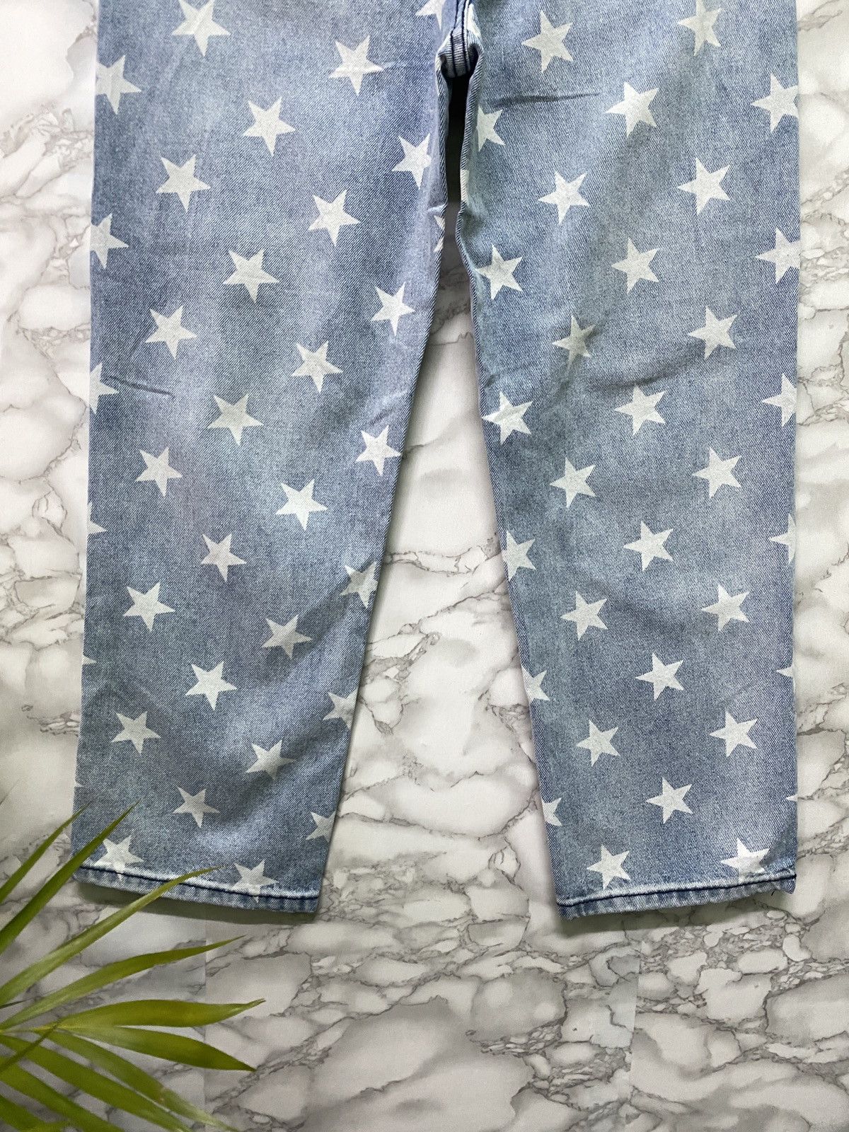 Japanese Brand × Vintage Vintage 6CM LIVE Star Print Design faded Blue Denim Pant Size US 28 / EU 44 - 12 Thumbnail