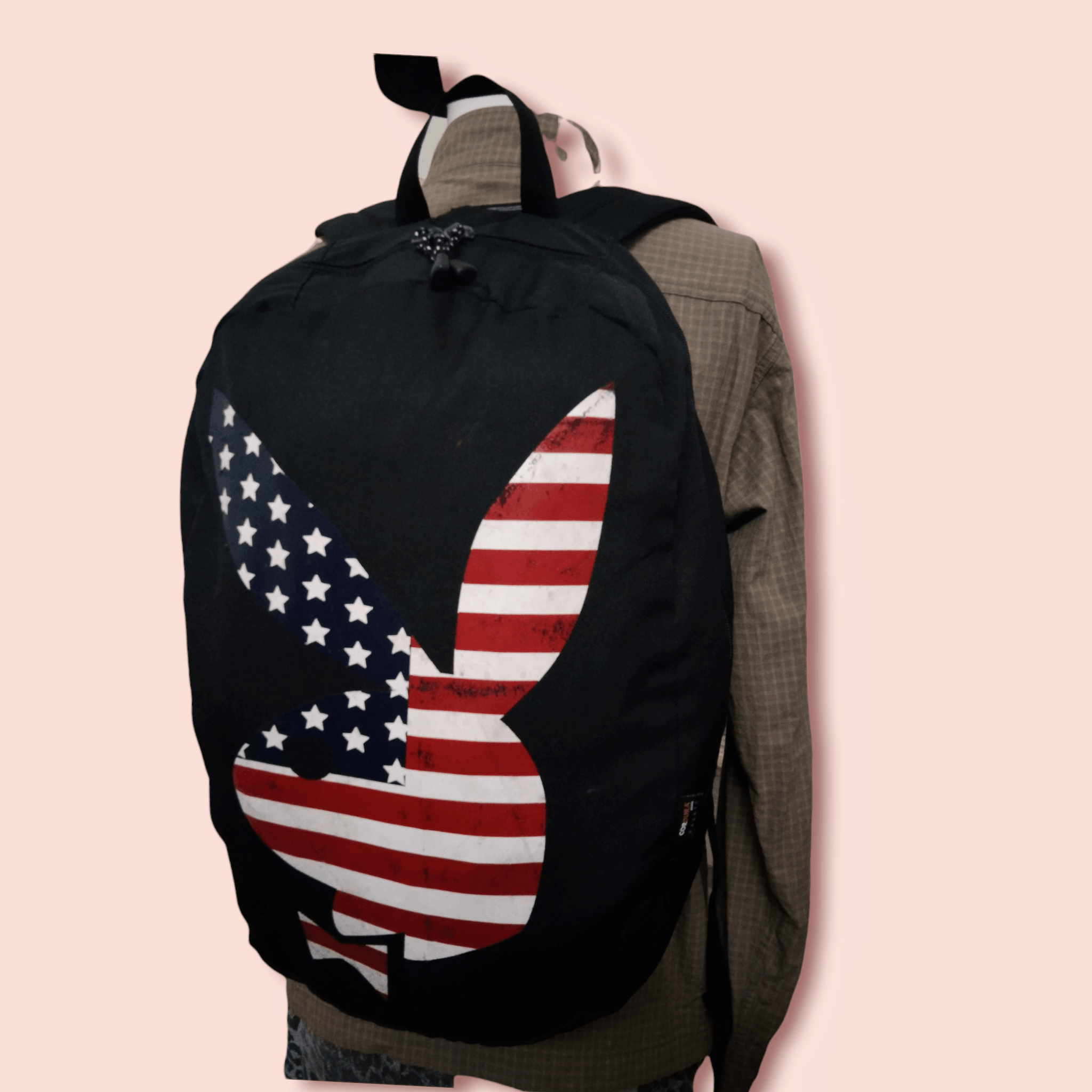 Playboy PLAYBOY X CORDURA FABRIC US FLAG BIG BUNNY LOGO BACKPACK Size ONE SIZE - 4 Thumbnail