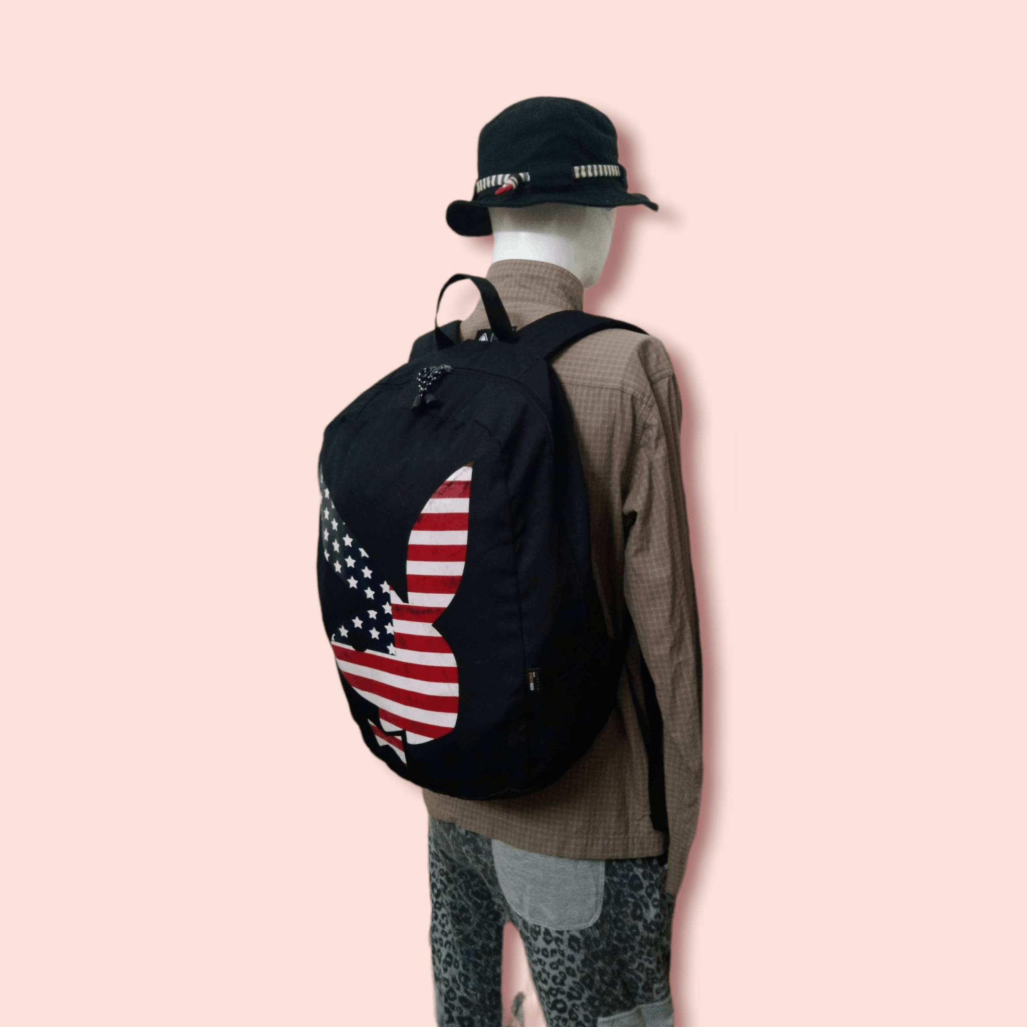Playboy PLAYBOY X CORDURA FABRIC US FLAG BIG BUNNY LOGO BACKPACK Size ONE SIZE - 3 Thumbnail