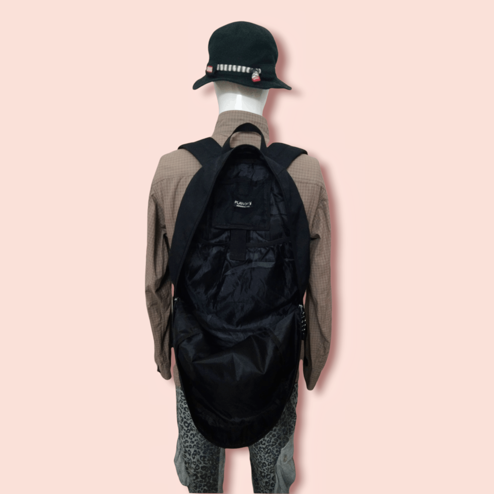 Playboy PLAYBOY X CORDURA FABRIC US FLAG BIG BUNNY LOGO BACKPACK Size ONE SIZE - 11 Thumbnail