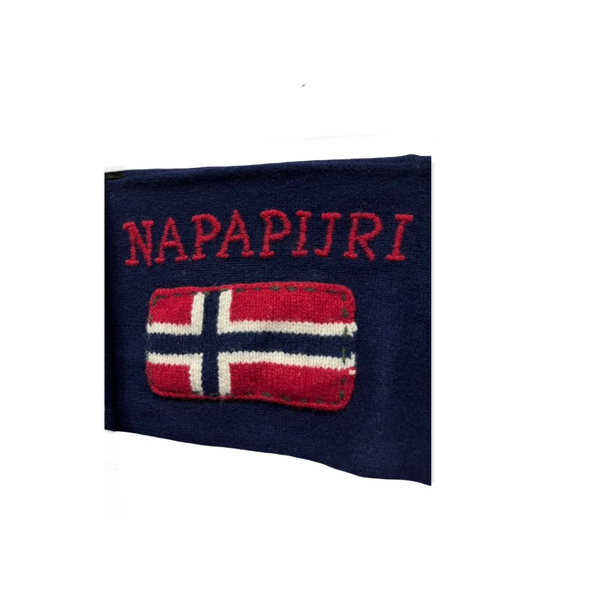 Napapijri FYE 90's! NAPAPIJRI Patchwork Wool Scarf Muffler Size ONE SIZE - 6 Thumbnail