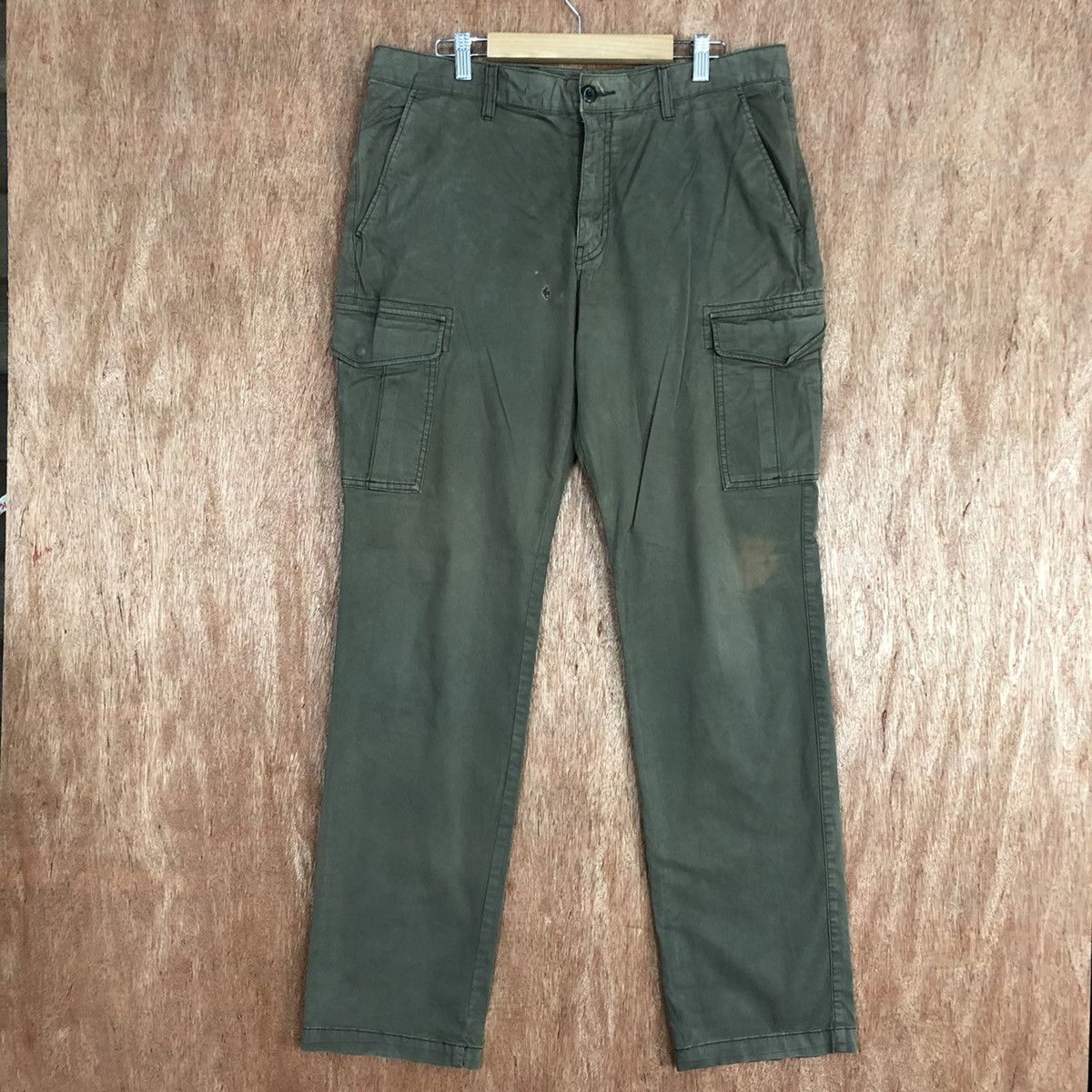 Japanese Brand × Uniqlo Uniqlo Grey Multipocket Cargo Pants #c834 Size US 34 / EU 50 - 1 Thumbnail