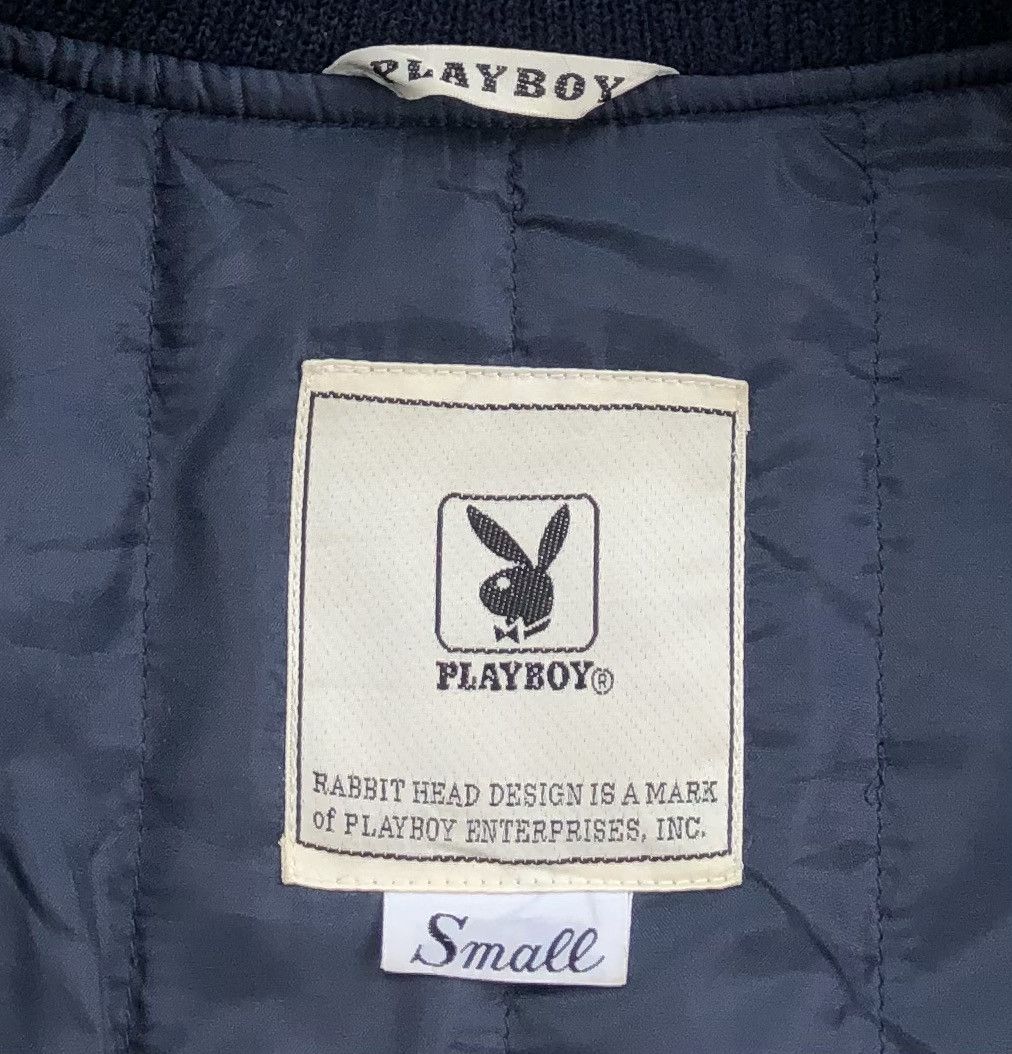Playboy Vintage Playboy Rabbit head mix knitted bomber jacket Size US S / EU 44-46 / 1 - 22 Thumbnail