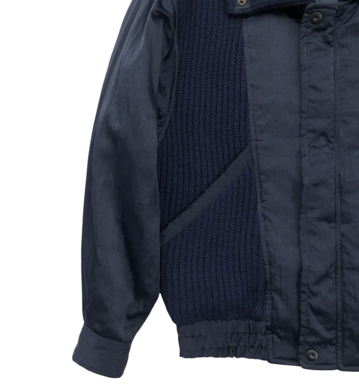 Playboy Vintage Playboy Rabbit head mix knitted bomber jacket Size US S / EU 44-46 / 1 - 8 Thumbnail