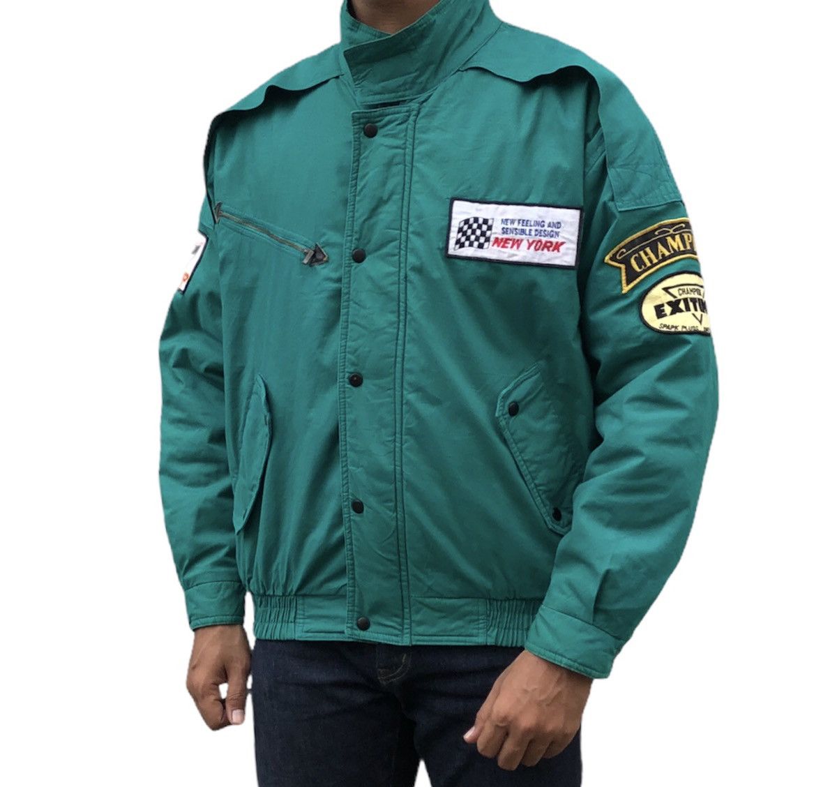 Vintage VTG Sports Specialties By Dormelson Racing Bomber Jacket Size US L / EU 52-54 / 3 - 3 Thumbnail