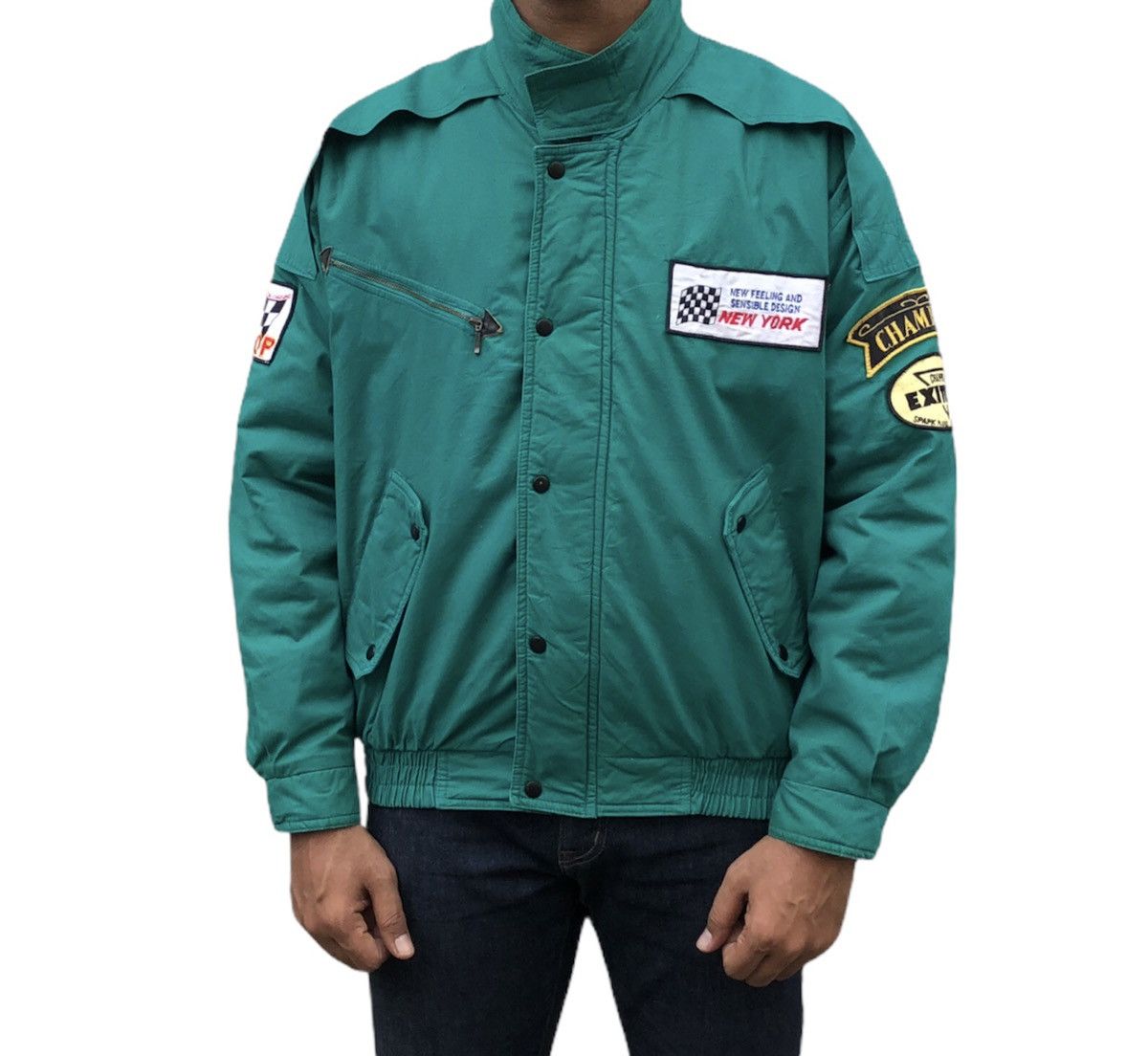 Vintage VTG Sports Specialties By Dormelson Racing Bomber Jacket Size US L / EU 52-54 / 3 - 2 Thumbnail