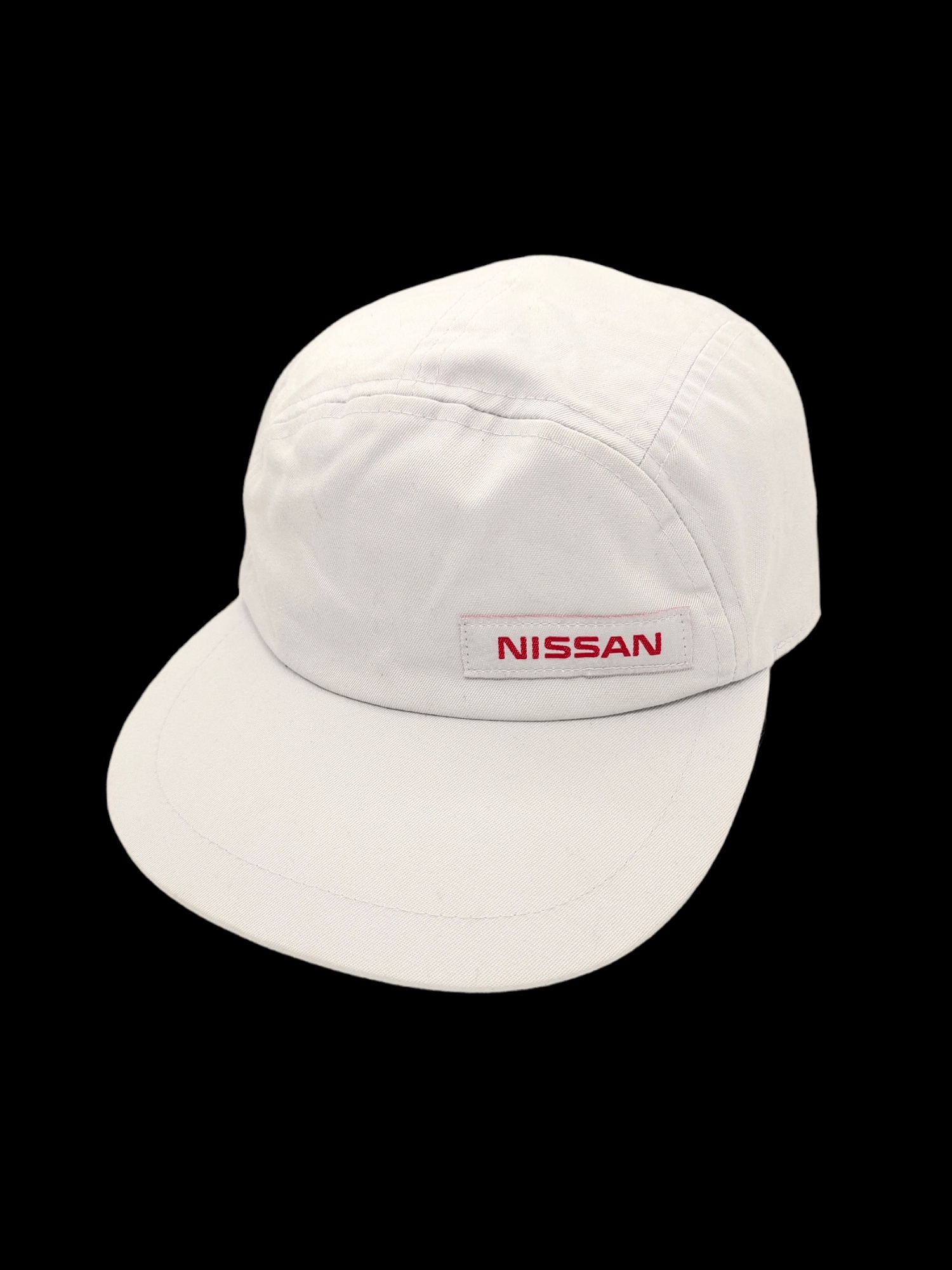 Japanese Brand Vintage NISSAN 5 Panel Racing Cap Hat Adjustable Size ONE SIZE - 1 Thumbnail