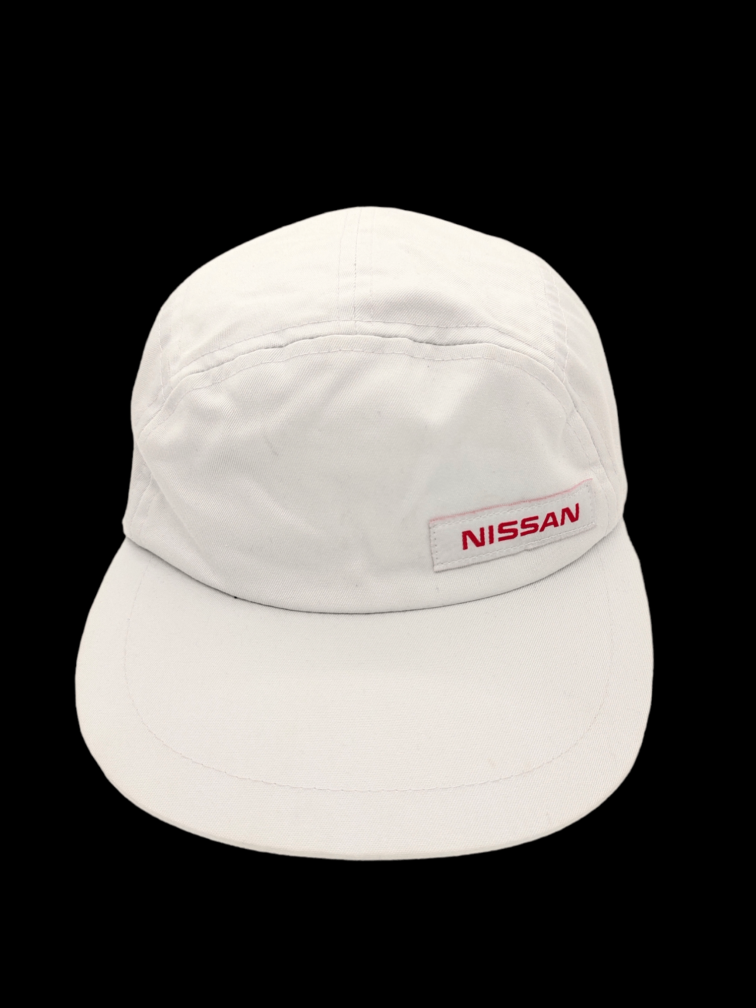 Japanese Brand Vintage NISSAN 5 Panel Racing Cap Hat Adjustable Size ONE SIZE - 2 Thumbnail
