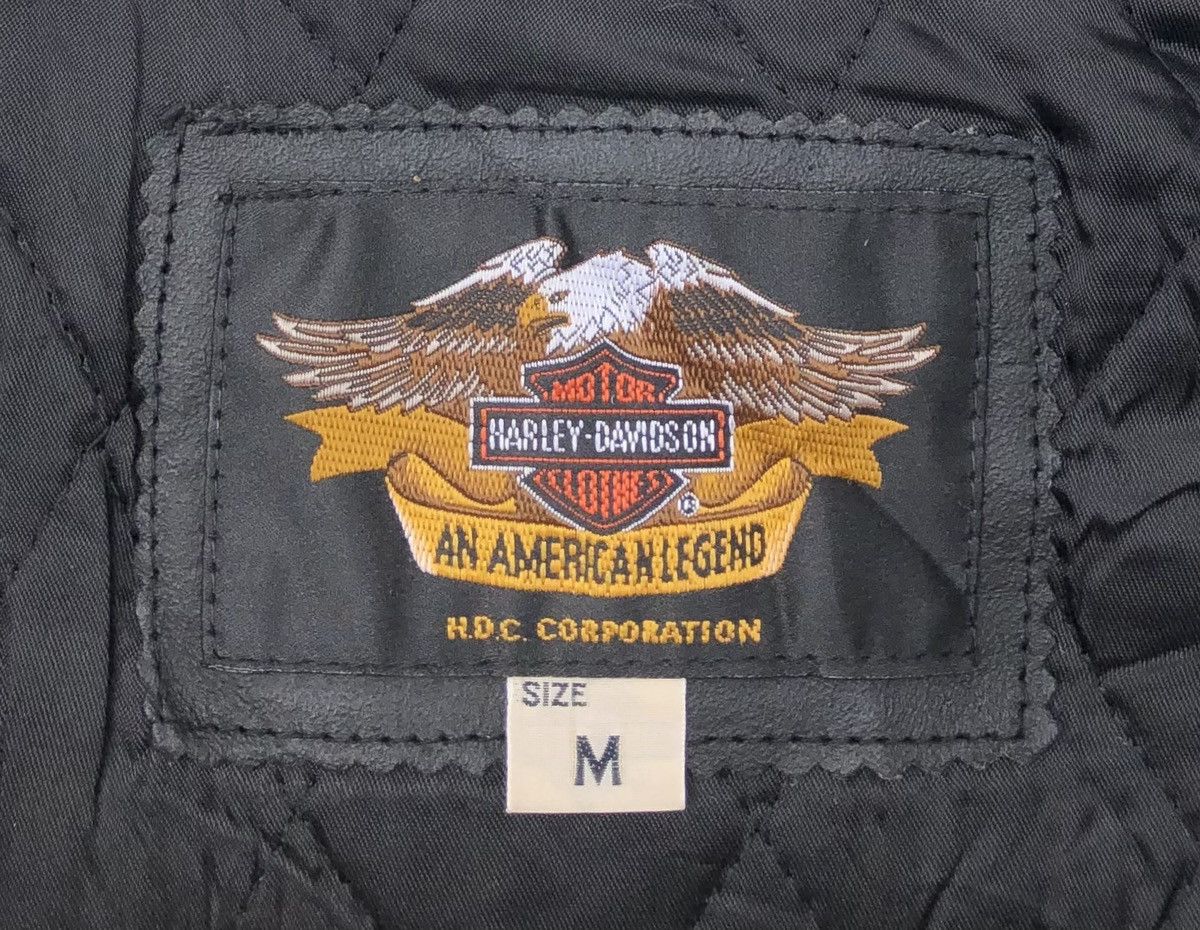 Harley Davidson Vintage 90s OG Harley Davidson Motorcycle Bombers Mix Jacket Size US M / EU 48-50 / 2 - 21 Thumbnail