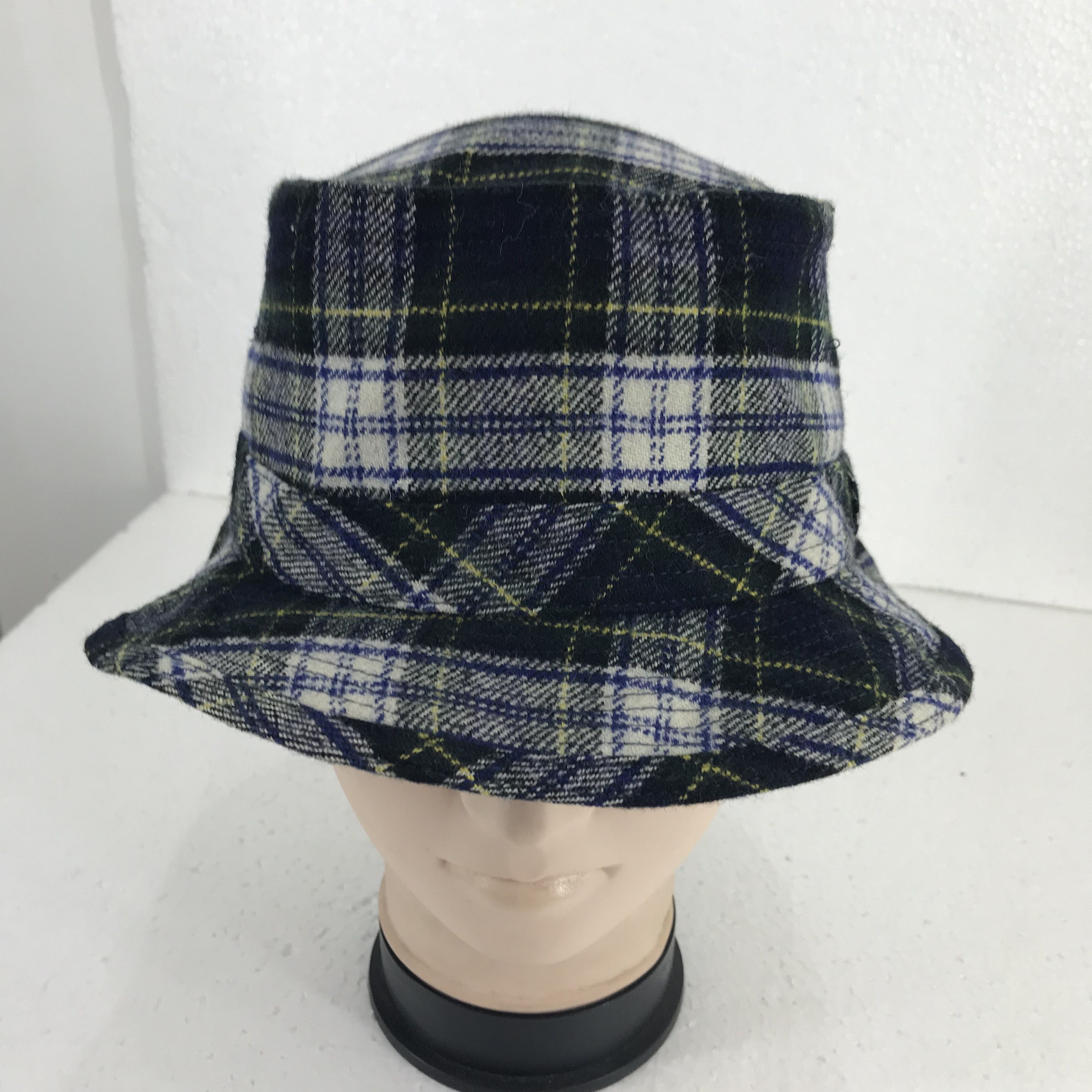 Palmer Trading Company Vintage ARNOLD PALMER Checkered Plaid Bucket Hat Size ONE SIZE - 1 Thumbnail