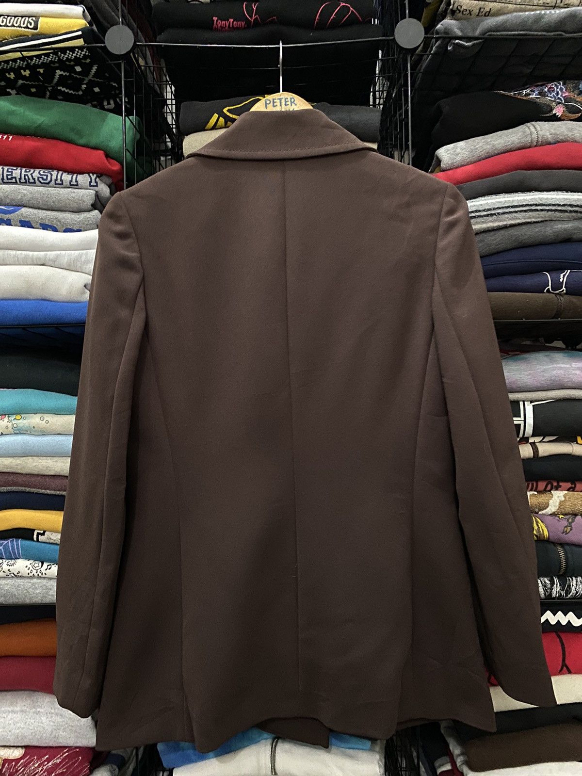 Designer × Valentino VALENTINO CARAVANI DOUBLE BREAST BROWN JACKET Size US M / EU 48-50 / 2 - 4 Thumbnail