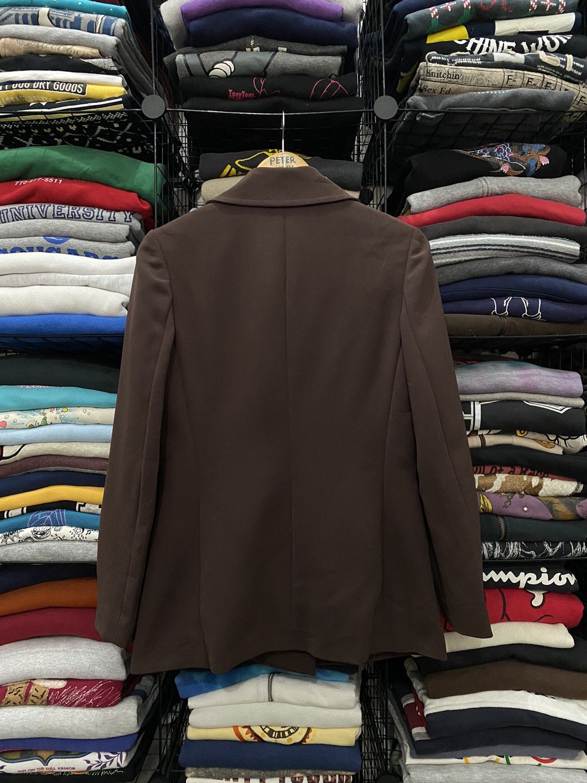 Designer × Valentino VALENTINO CARAVANI DOUBLE BREAST BROWN JACKET Size US M / EU 48-50 / 2 - 3 Thumbnail