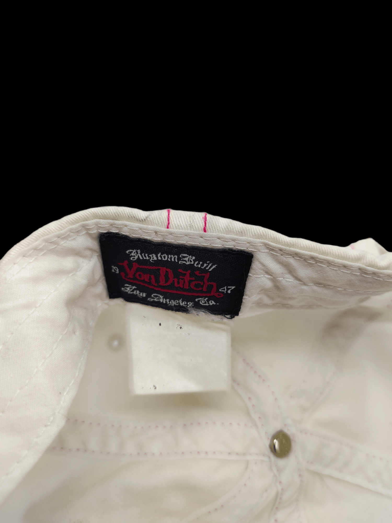 Von Dutch Vintage Von Dutch Distressed Cap Hat Adjustable y2k Size ONE SIZE - 6 Thumbnail