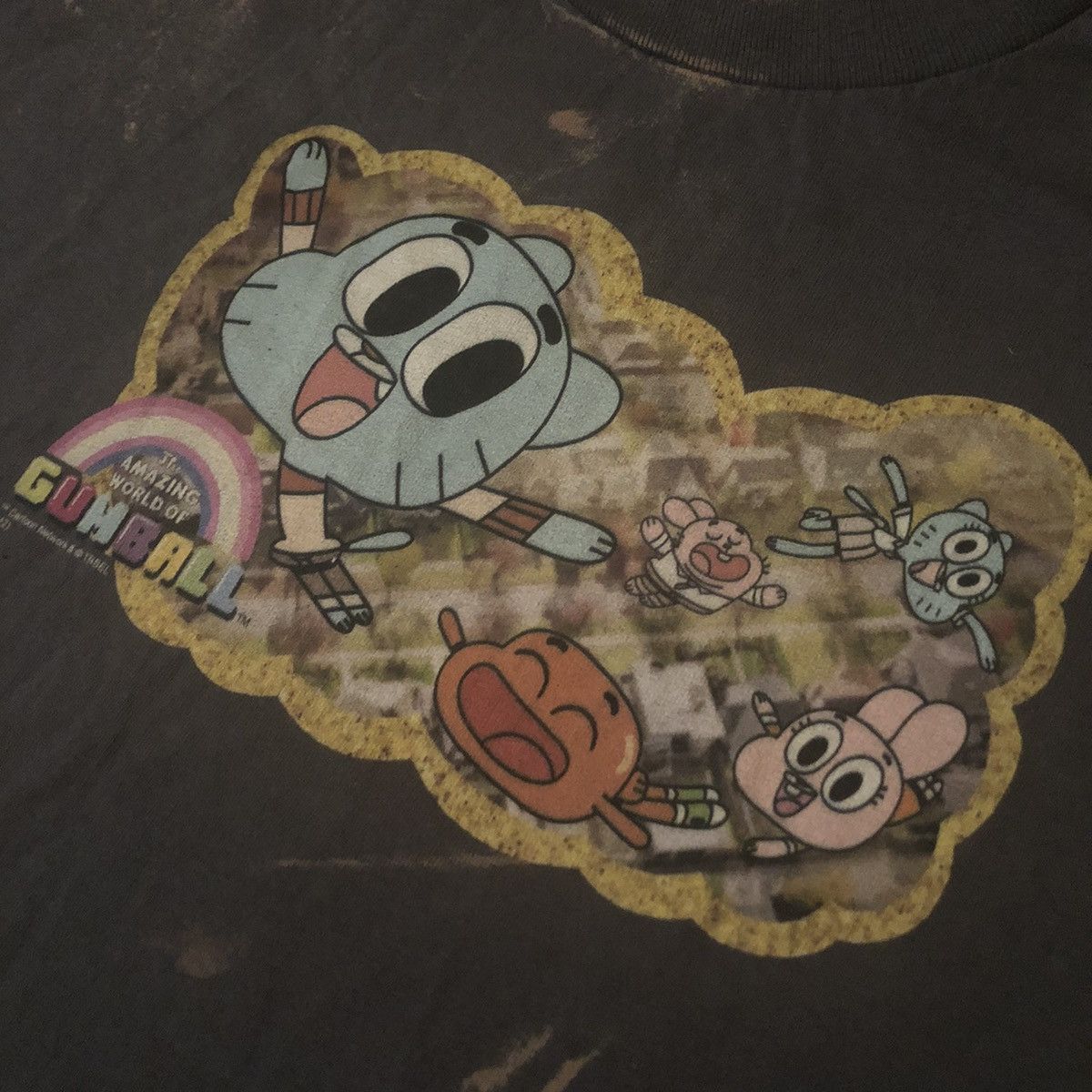Cartoon Network Vintage Y2K The Amazing World Of Gumball Graphic Tee Shirt Size US XS / EU 42 / 0 - 3 Thumbnail