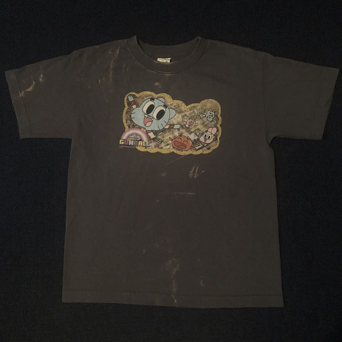 Cartoon Network Vintage Y2K The Amazing World Of Gumball Graphic Tee Shirt Size US XS / EU 42 / 0 - 2 Thumbnail