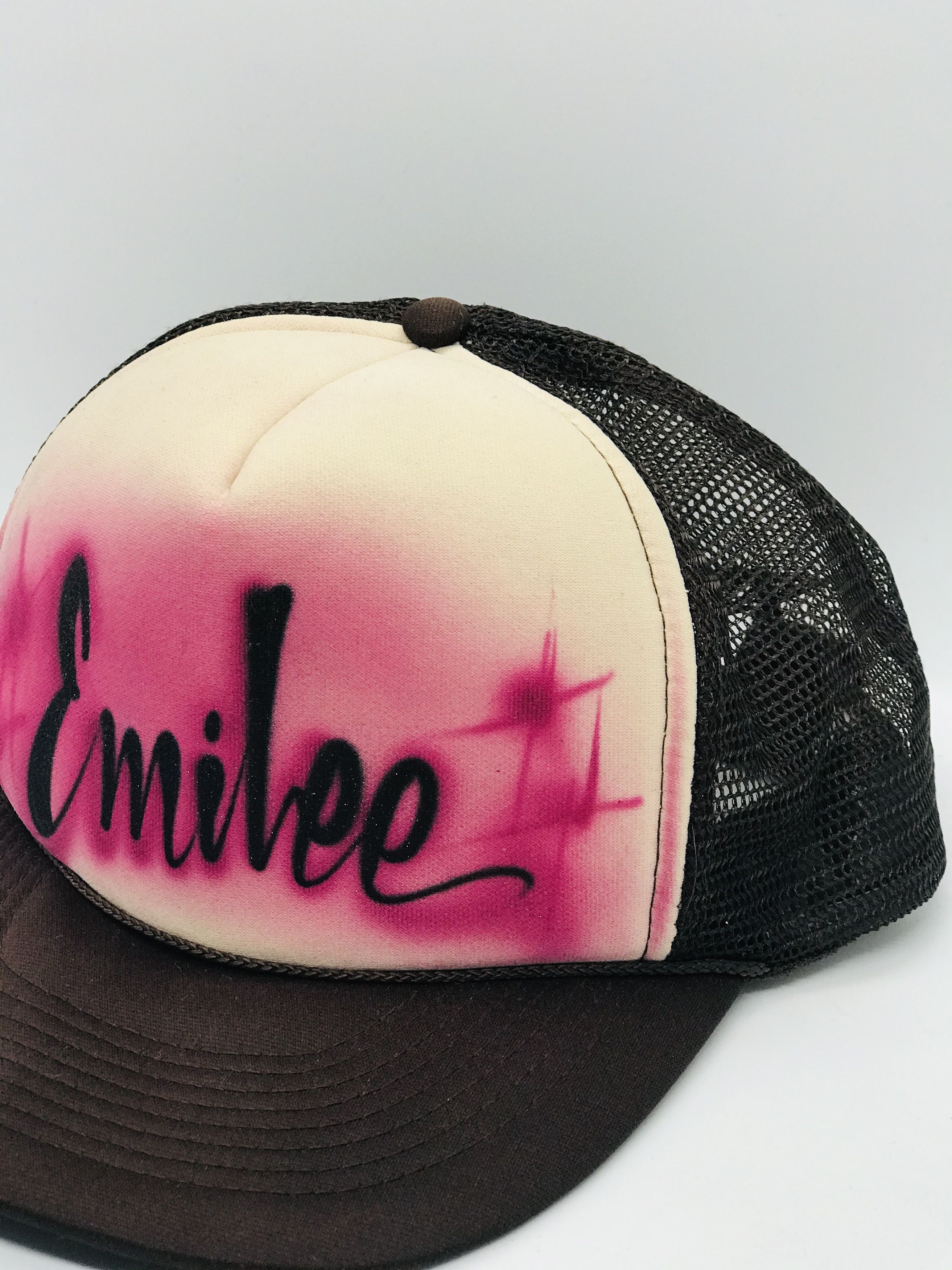 Other Vintage Emilee Graffiti Trucker Cap Size ONE SIZE - 3 Thumbnail