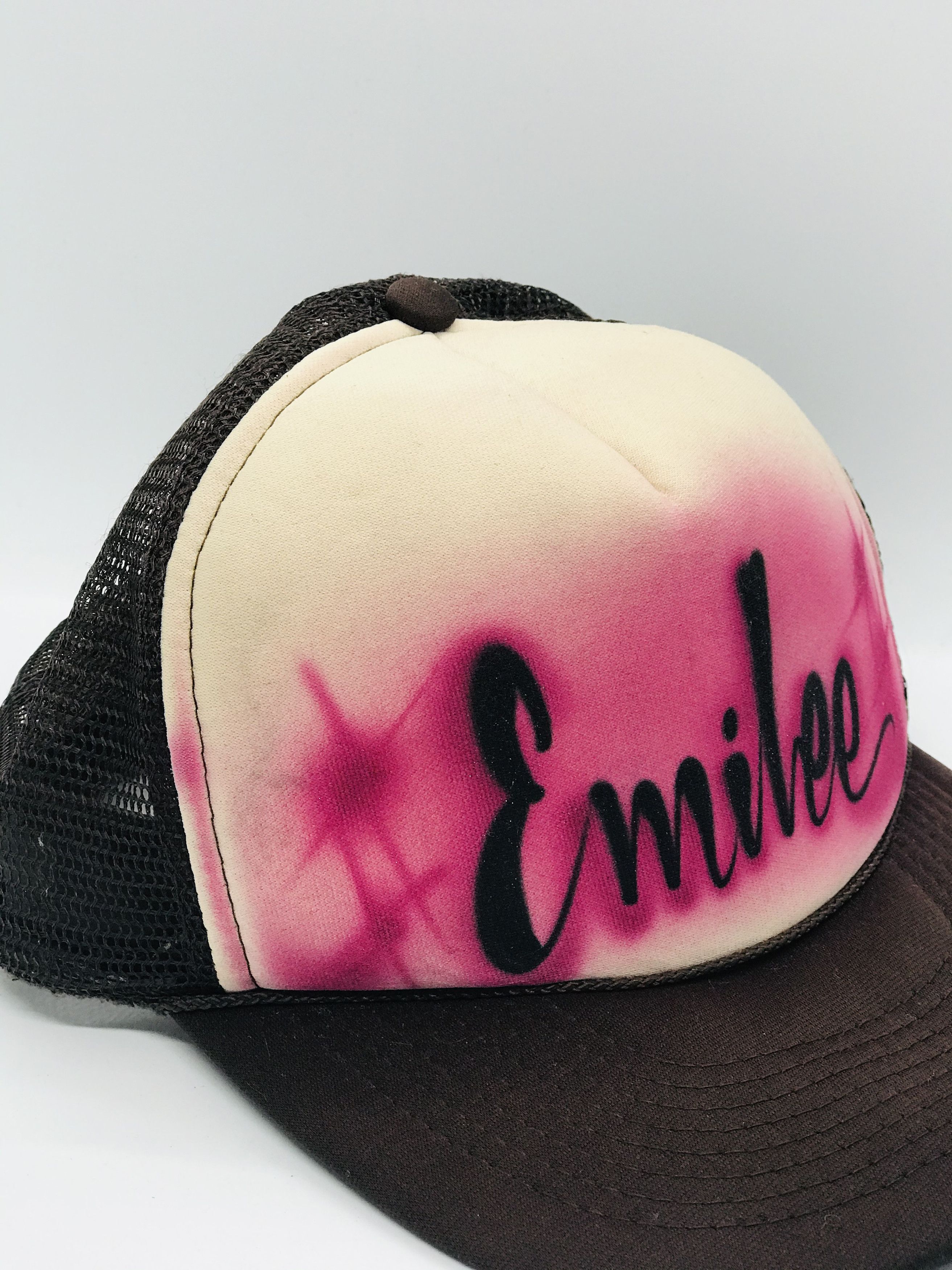 Other Vintage Emilee Graffiti Trucker Cap Size ONE SIZE - 2 Thumbnail
