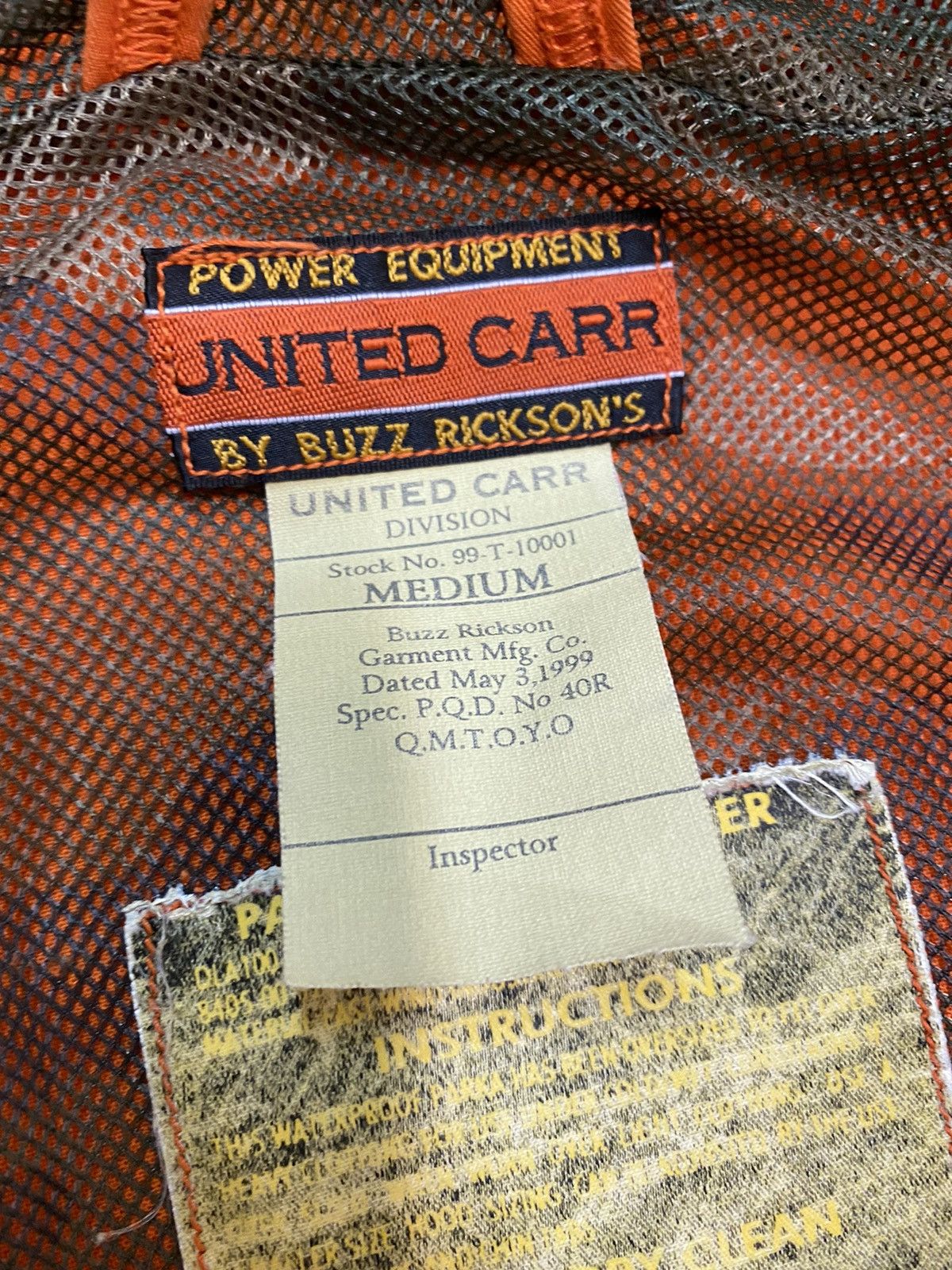 Buzz Rickson's × Designer PARKA WET WEATHER UNITED CARR by BUZZ RICKSON’S Size US M / EU 48-50 / 2 - 23 Thumbnail