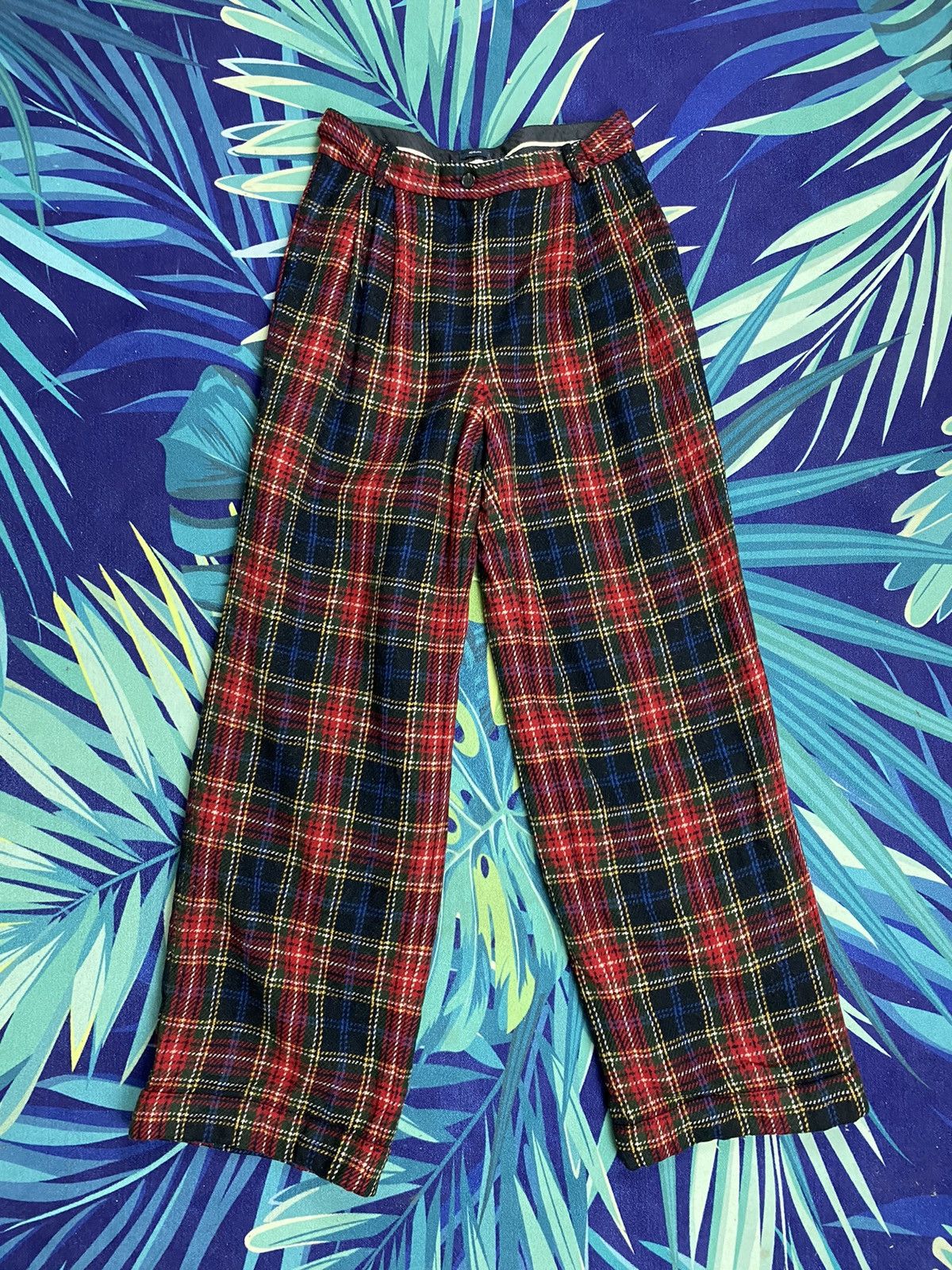 Designer × Japanese Brand LIZ CLAIBORNE NEW YORK HEPBURN WOOL PANT Size US 30 / EU 46 - 1 Thumbnail