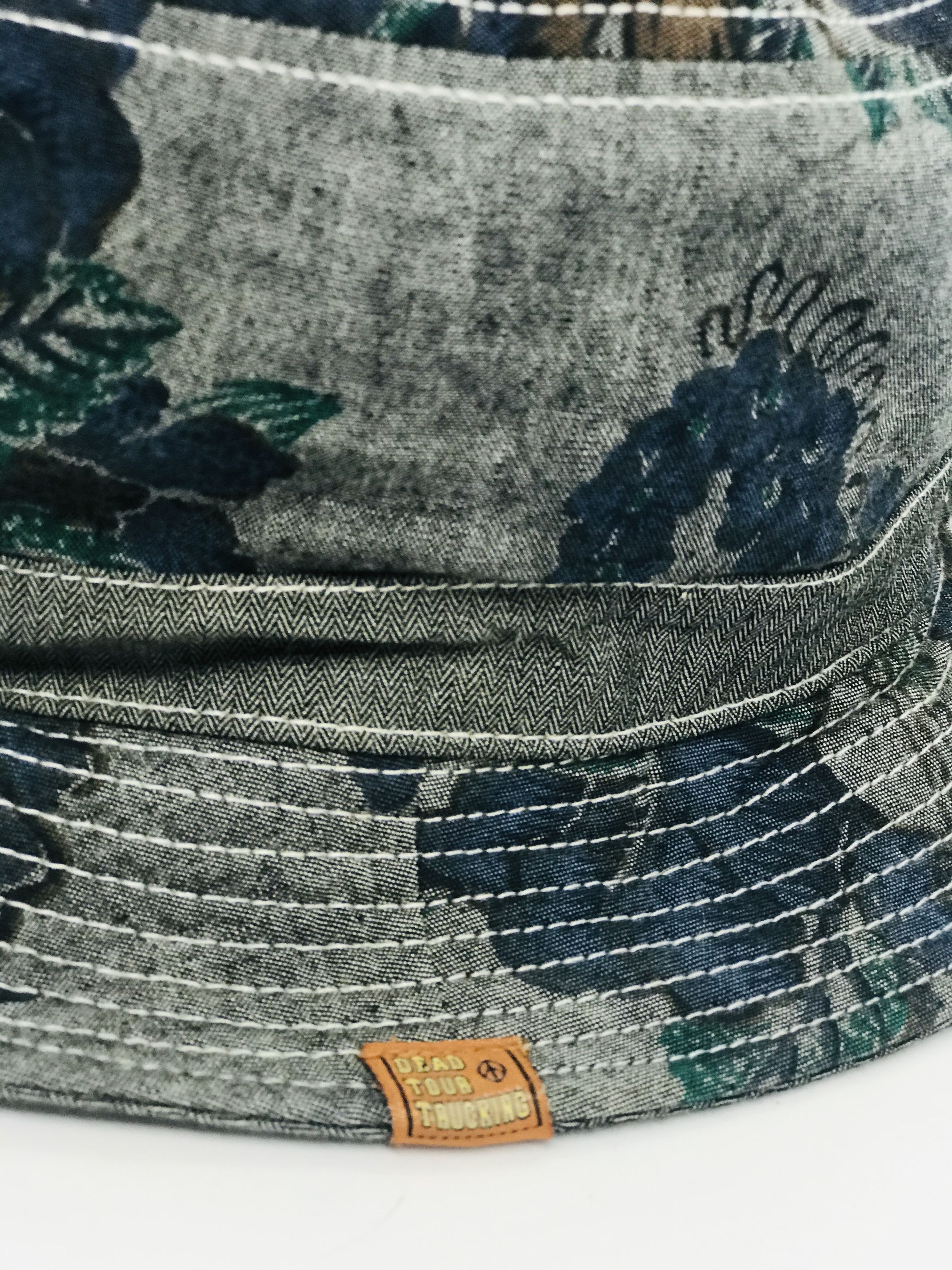 Japanese Brand Dead Tour Trucking Chambray Denim Bucket Hat Size ONE SIZE - 6 Thumbnail