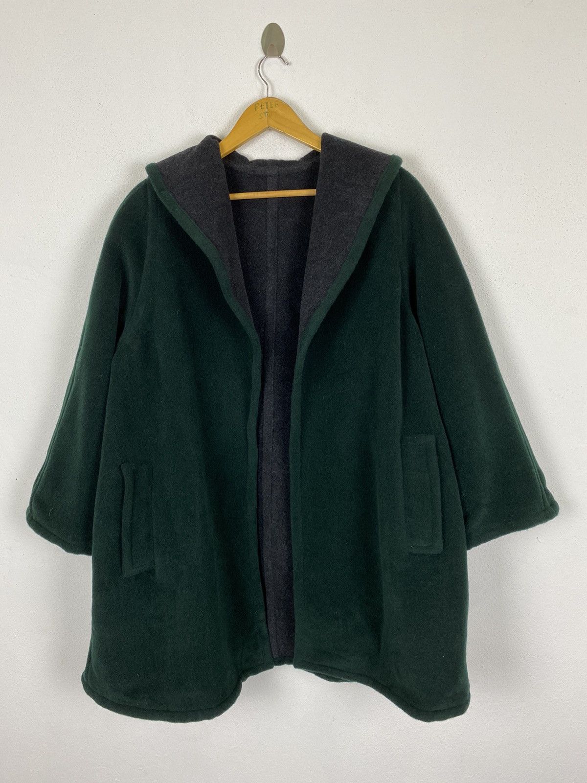 Designer Double Breast Wool Jacket Made Italy Size US S / EU 44-46 / 1 - 2 Thumbnail