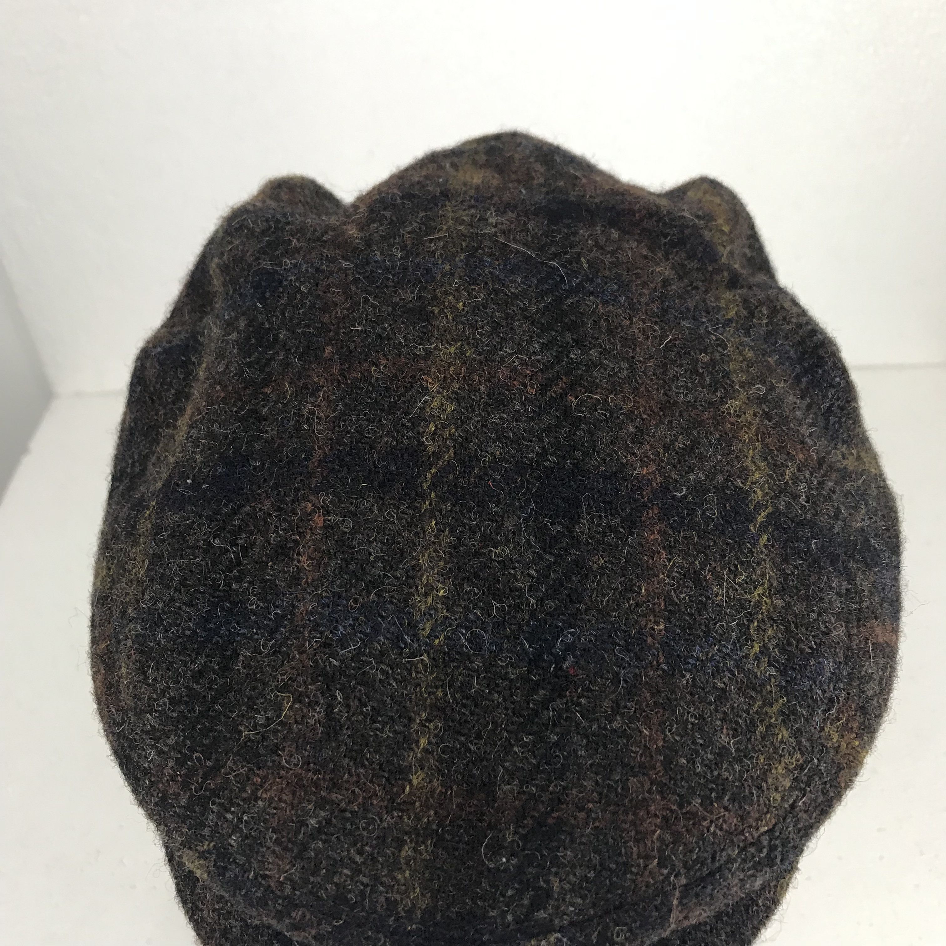 Harris Tweed HARRIS TWEED Pacific State Checkered Flat Cap Size ONE SIZE - 4 Thumbnail